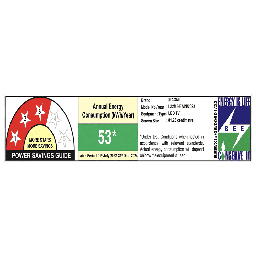 Xiaomi A Series 80 cm (32 inch) HD LED Smart Google TV with 20W Speaker Xiaomi A Series 80 cm (32 inch) HD LED Smart Google TV with 20W Speaker_4