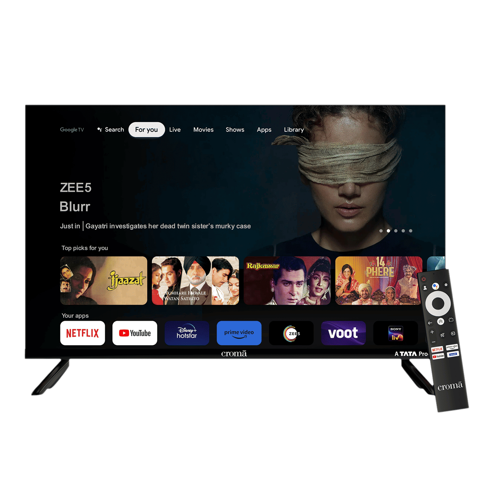 Croma 80 cm (32 inch) HD Ready LED Smart Google TV with A Plus Grade Panel_13