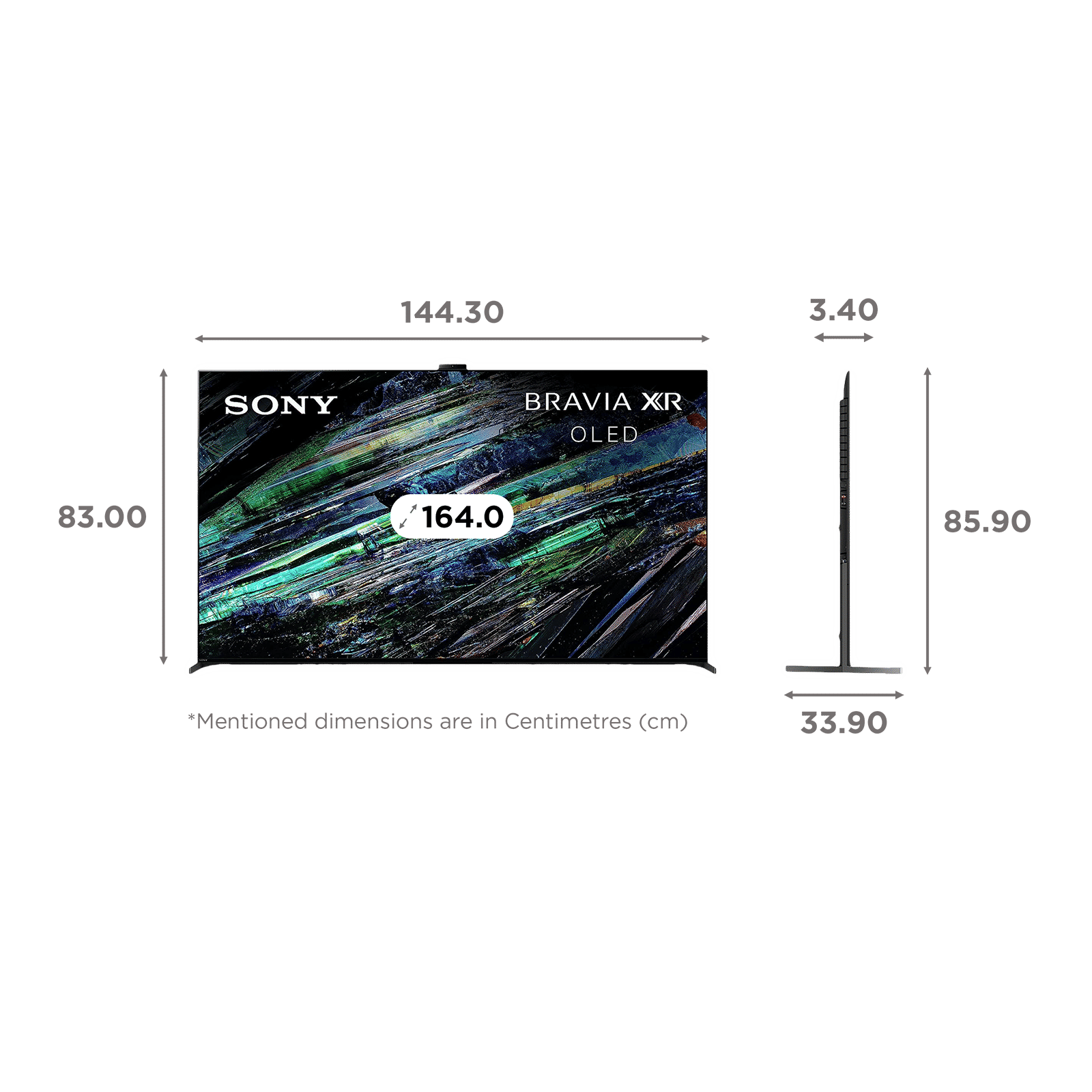 SONY A95L Series 164 cm (65 inch) OLED 4K Ultra HD Google TV with Dolby Vision and Dolby Atmos (2023 model)_2