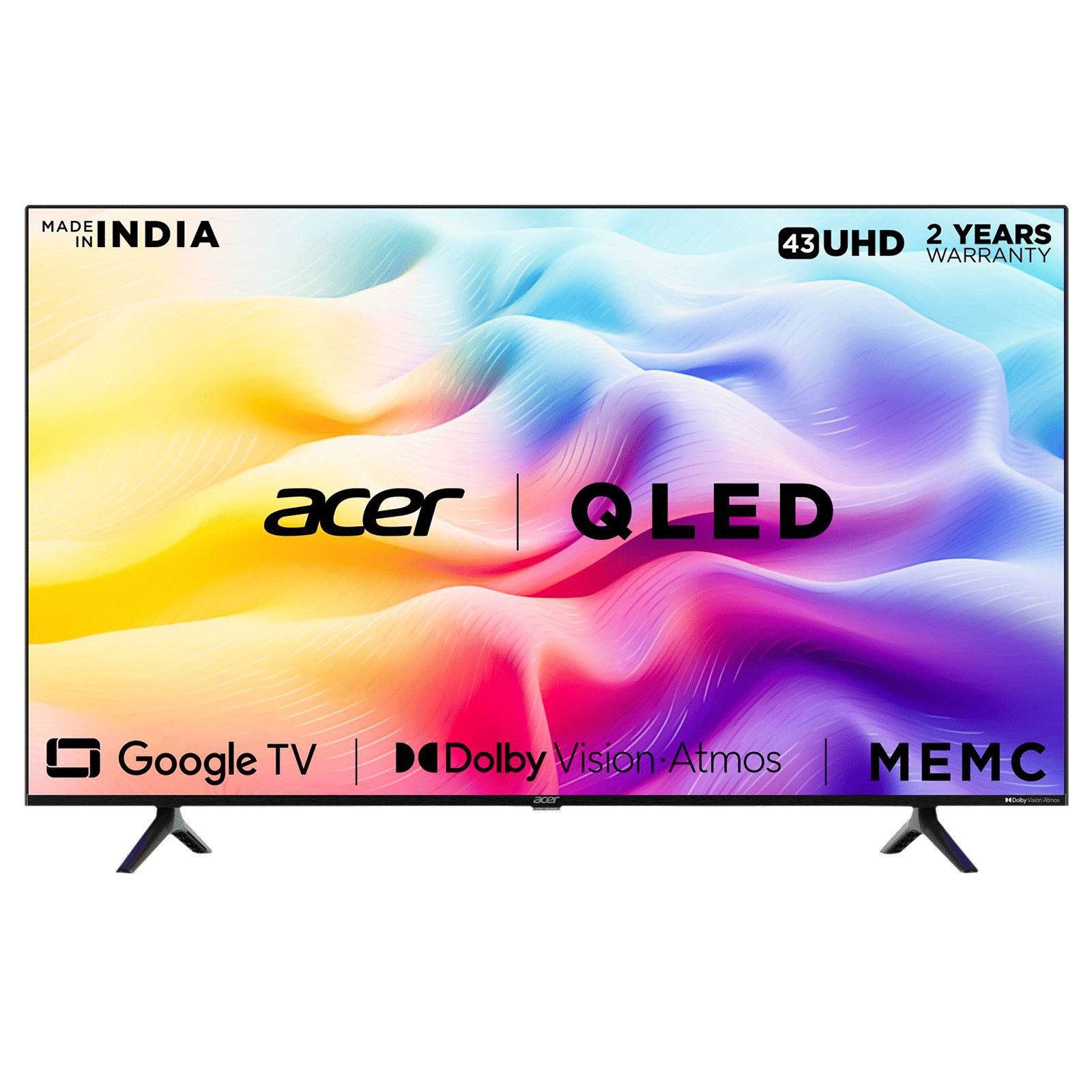 acer V Series 109 cm (43 inch) QLED 4K Ultra HD Google TV with Dolby Vision and Dolby Atmos (2023 model)_1