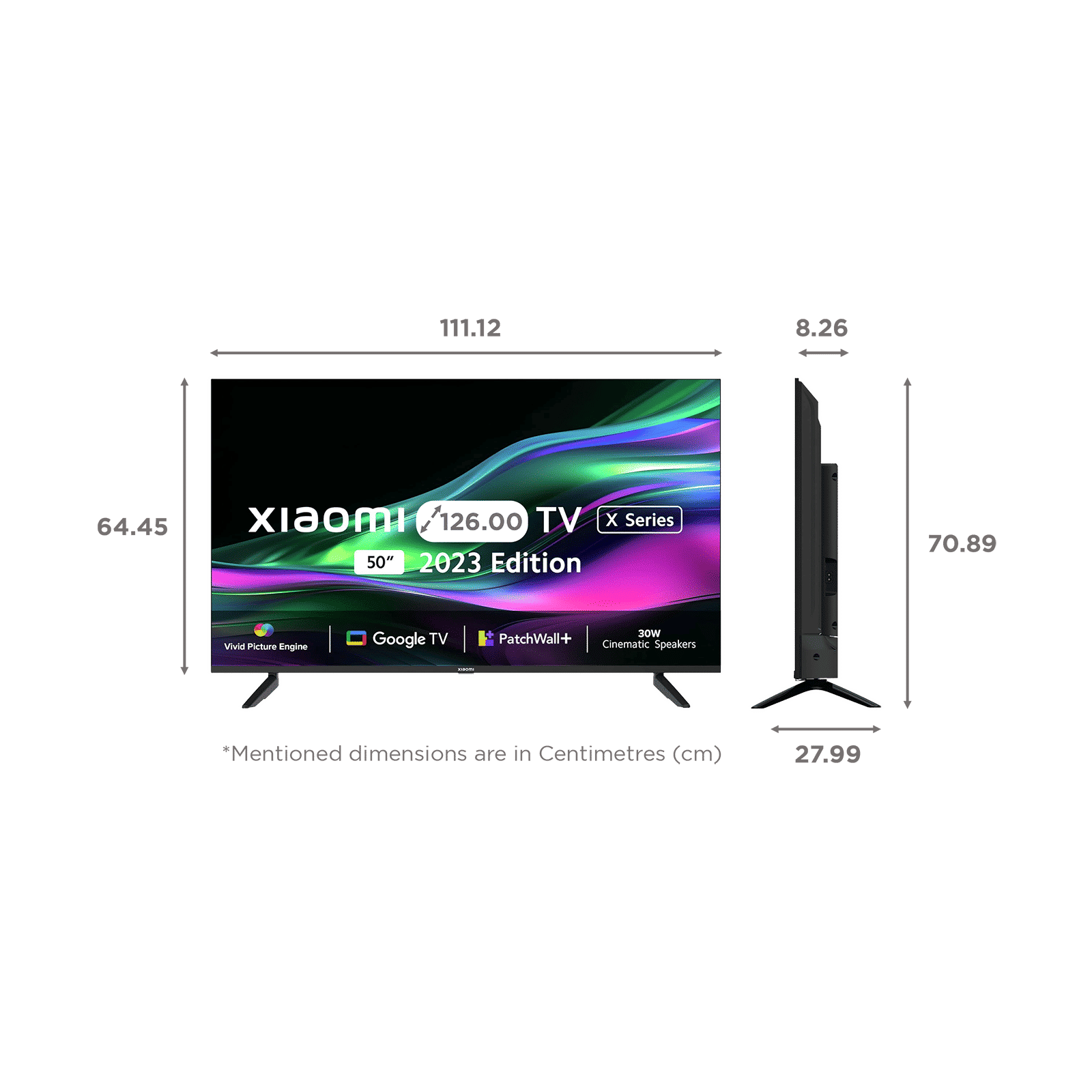 Xiaomi X Series 126 cm (50 inch) 4K Ultra HD LED Google TV with Dolby Vision & Dolby Atmos (2023 model)_2