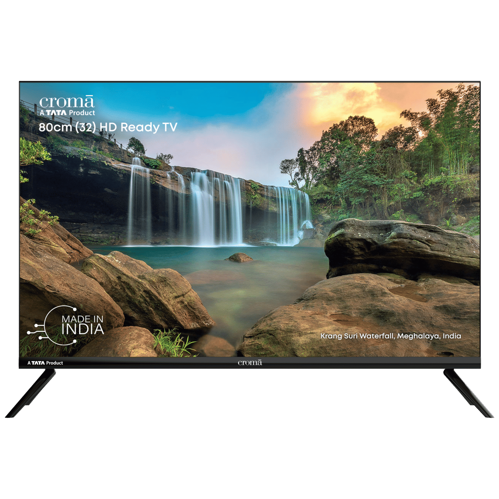 Croma 80 cm (32 inch) HD Ready LED TV with Bezel Less Display (2023 model)_1
