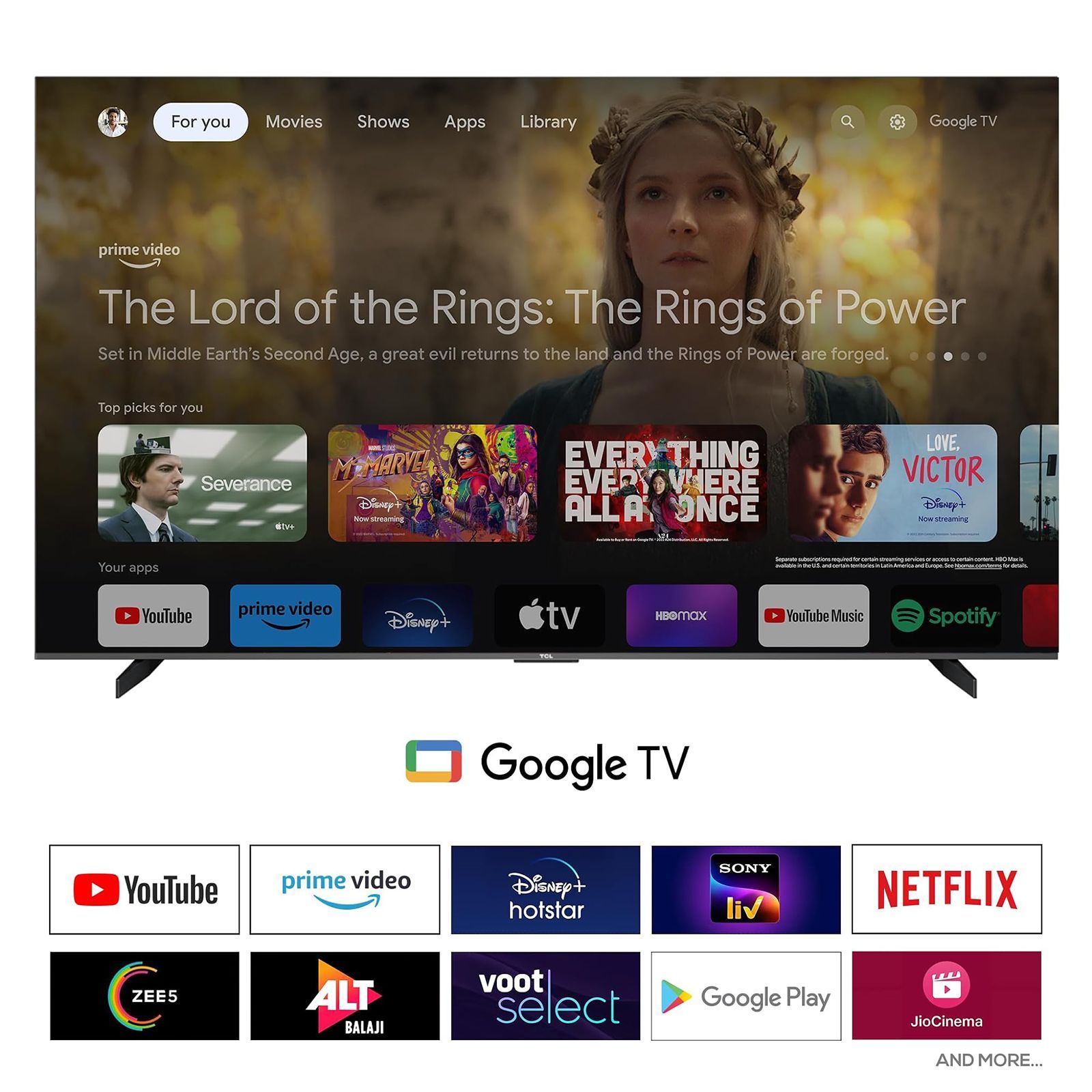 TCL P745 249 cm (98 inch) 4K Ultra HD LED Google TV with Dolby Vision and Dolby Atmos (2023 model)_14
