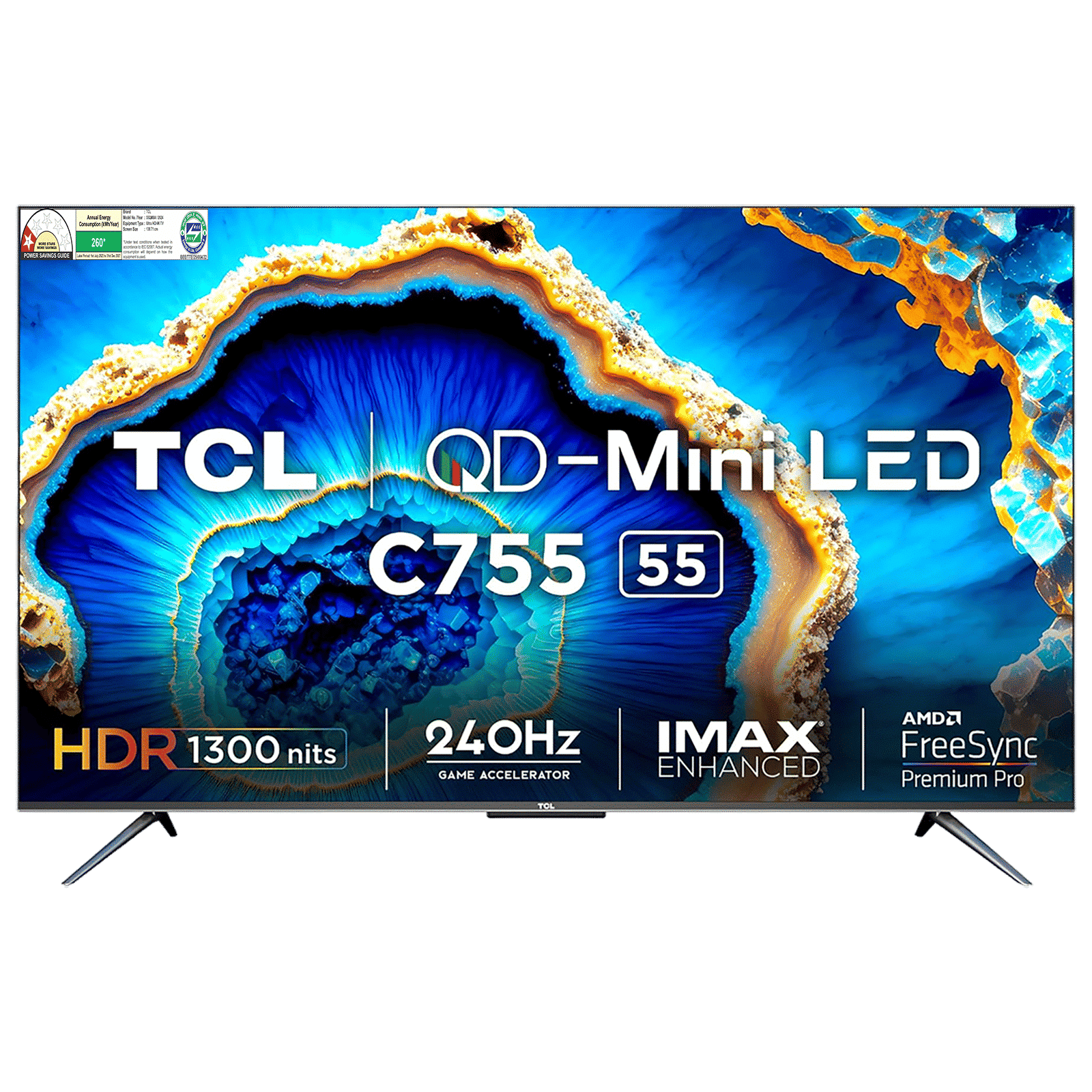 TCL C755 139.7 cm (55 inch) QD Mini LED 4K Ultra HD Smart Google TV with Dolby Vision and Dolby Atmos (2023 model) TCL C755 139.7 cm (55 inch) QD Mini LED 4K Ultra HD Smart Google TV with Dolby Vision and Dolby Atmos (2023 model)_1