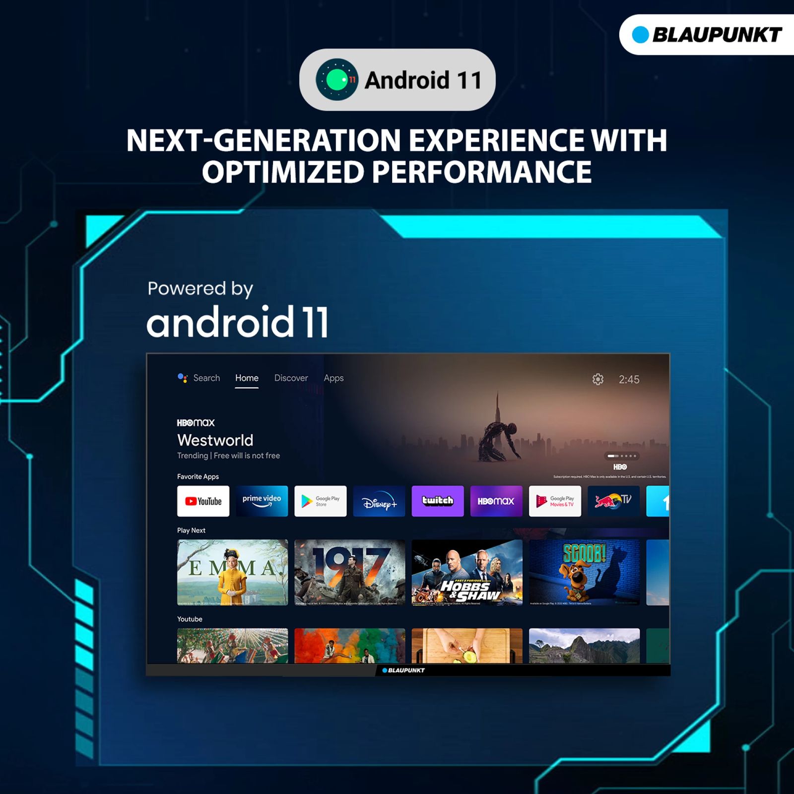 BLAUPUNKT CyberSound G2 Series 100 cm (40 inch) Full HD LED Smart Android TV with Dolby Digital Plus (2023 model) BLAUPUNKT CyberSound G2 Series 100 cm (40 inch) Full HD LED Smart Android TV with Dolby Digital Plus (2023 model)_11