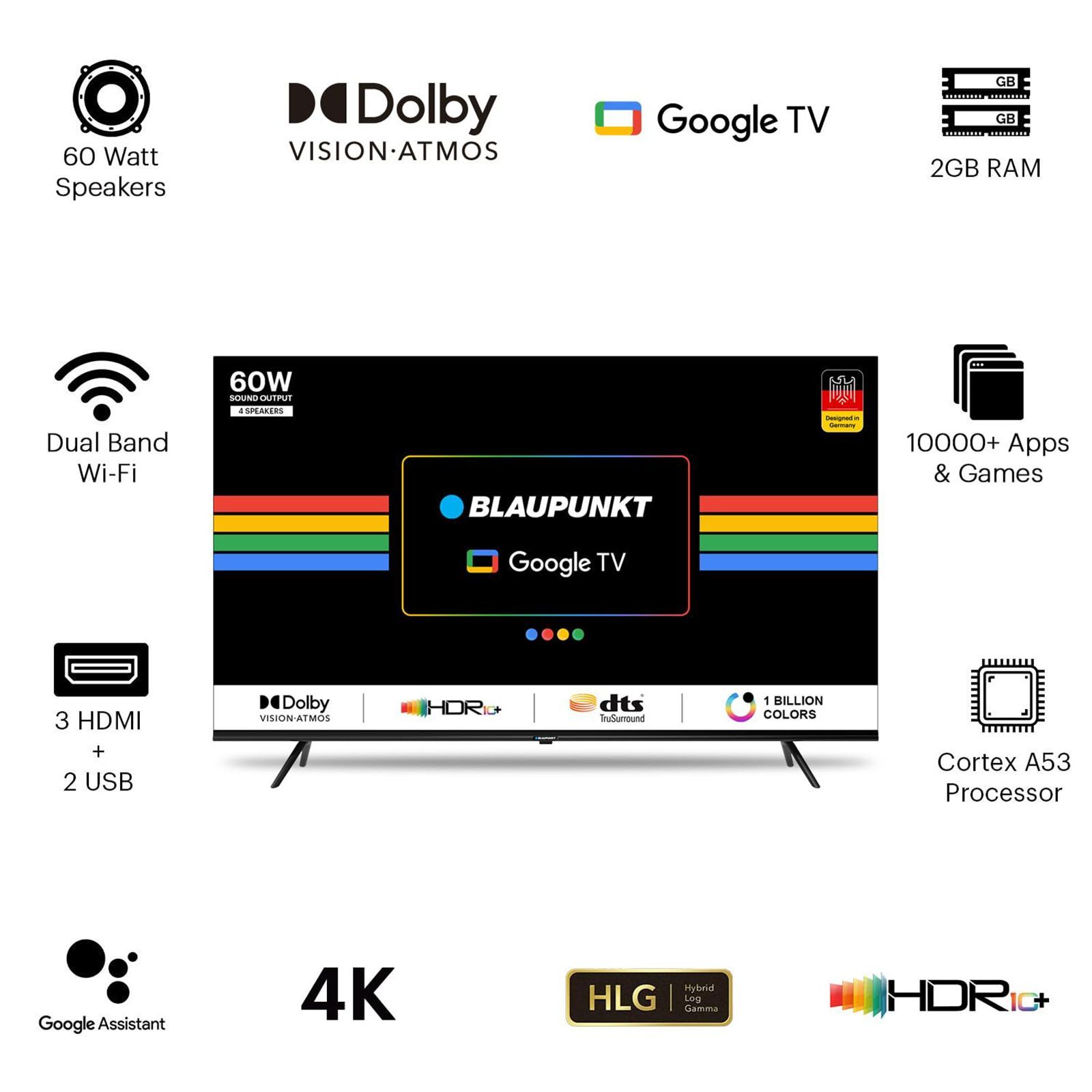 BLAUPUNKT CyberSound G2 126 cm (50 inch) LED 4K Ultra HD Google TV with Dolby Atmos (2023 model)_21