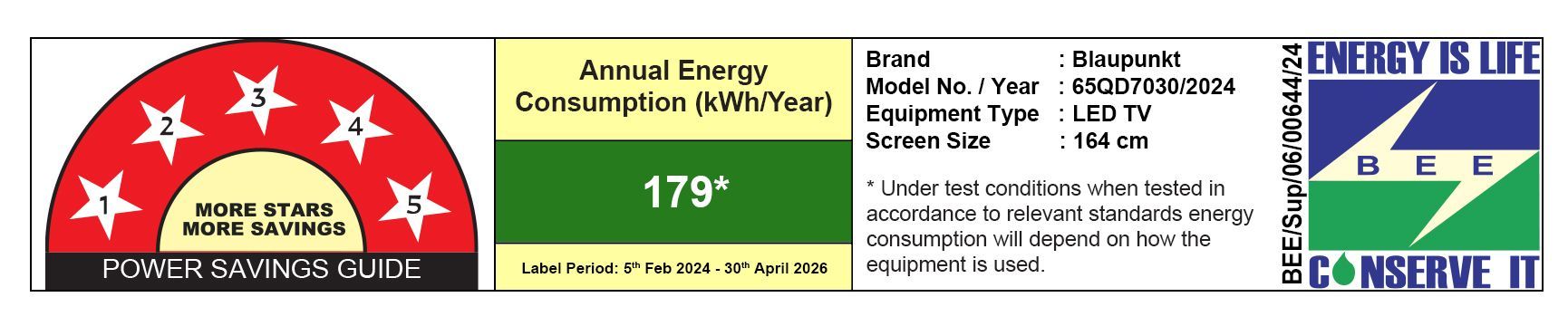 BLAUPUNKT 65QD7030 164 cm (65 inch) QLED 4K Ultra HD Google TV with Quantum Dot Technology (2022 model)_4
