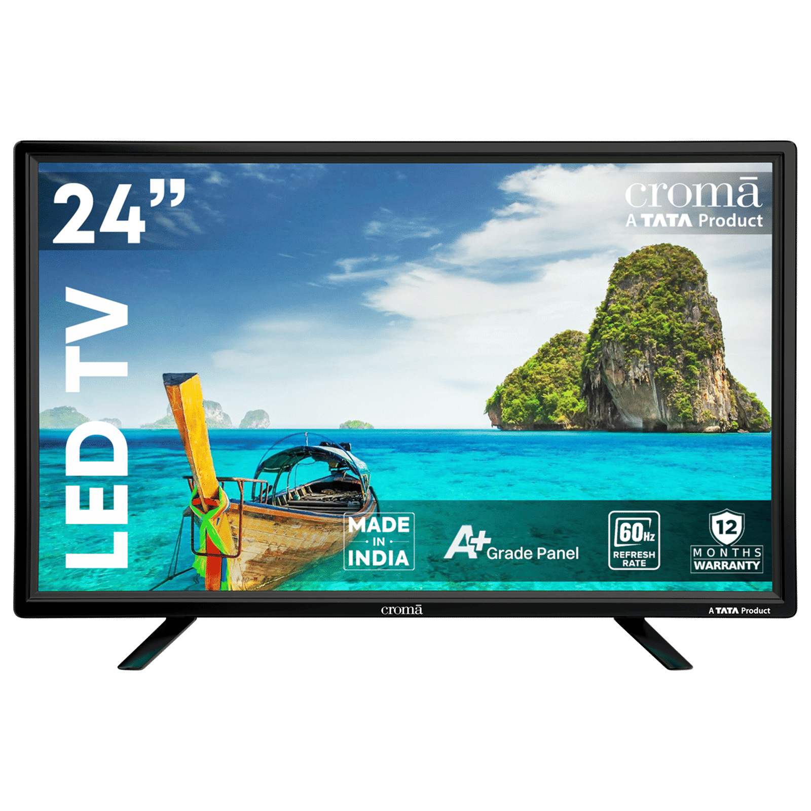Croma 60 cm (24 inch) HD Ready LED TV with A Plus Grade Panel_1