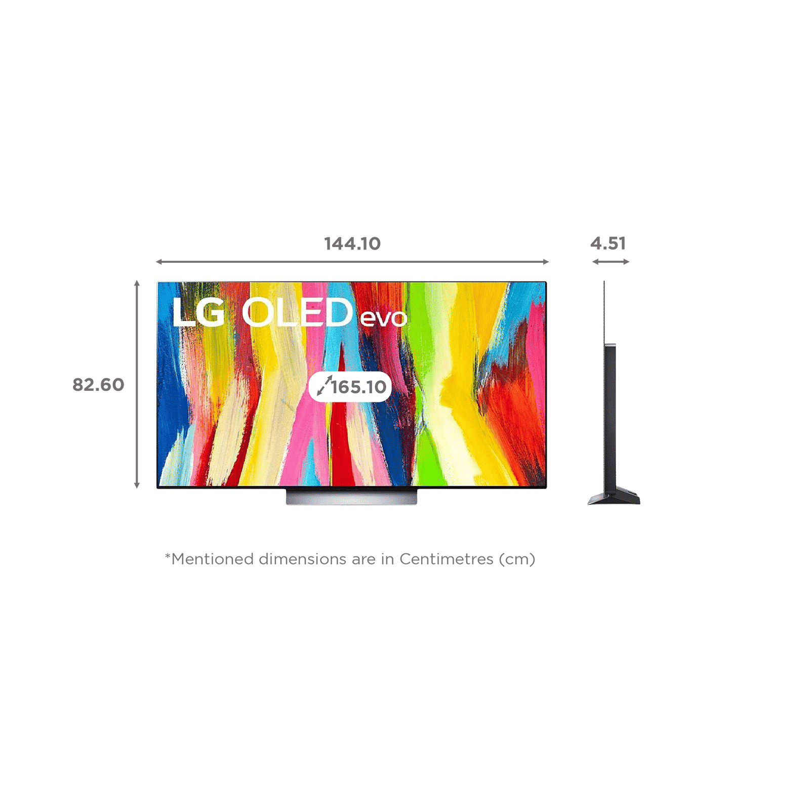LG C2X 165 cm (65 inch) OLED 4K Ultra HD Smart WebOS TV with Dolby Vision IQ (2022 model) LG C2X 165 cm (65 inch) OLED 4K Ultra HD Smart WebOS TV with Dolby Vision IQ (2022 model)_2