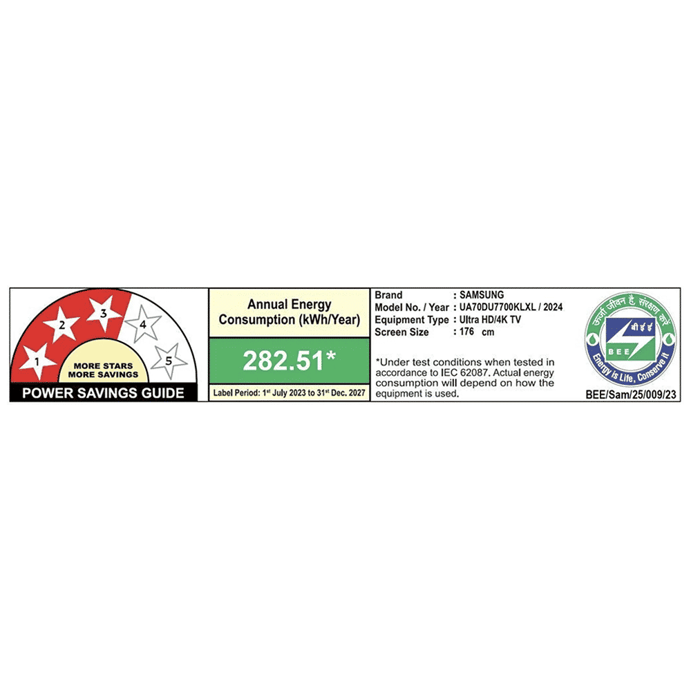 SAMSUNG DU7700 1778 cm (70 inch) 4K Ultra HD LED Smart Tizen TV with Motion Xcelerator (2024 model) SAMSUNG DU7700 1778 cm (70 inch) 4K Ultra HD LED Smart Tizen TV with Motion Xcelerator (2024 model)_4