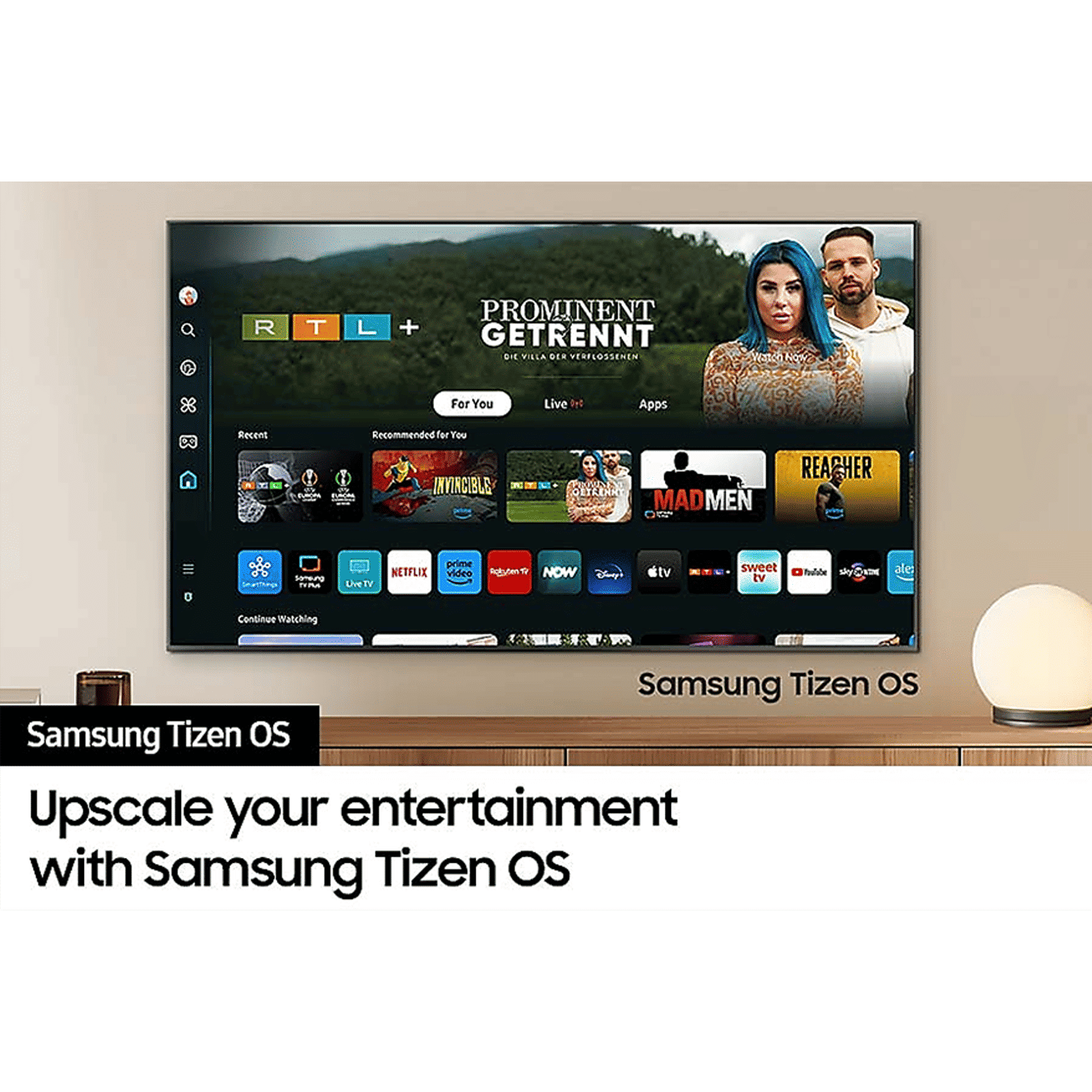 SAMSUNG DUE70 165.1 cm (65 inch) 4K Ultra HD LED Tizen OS TV with Crystal Processor 4K_15