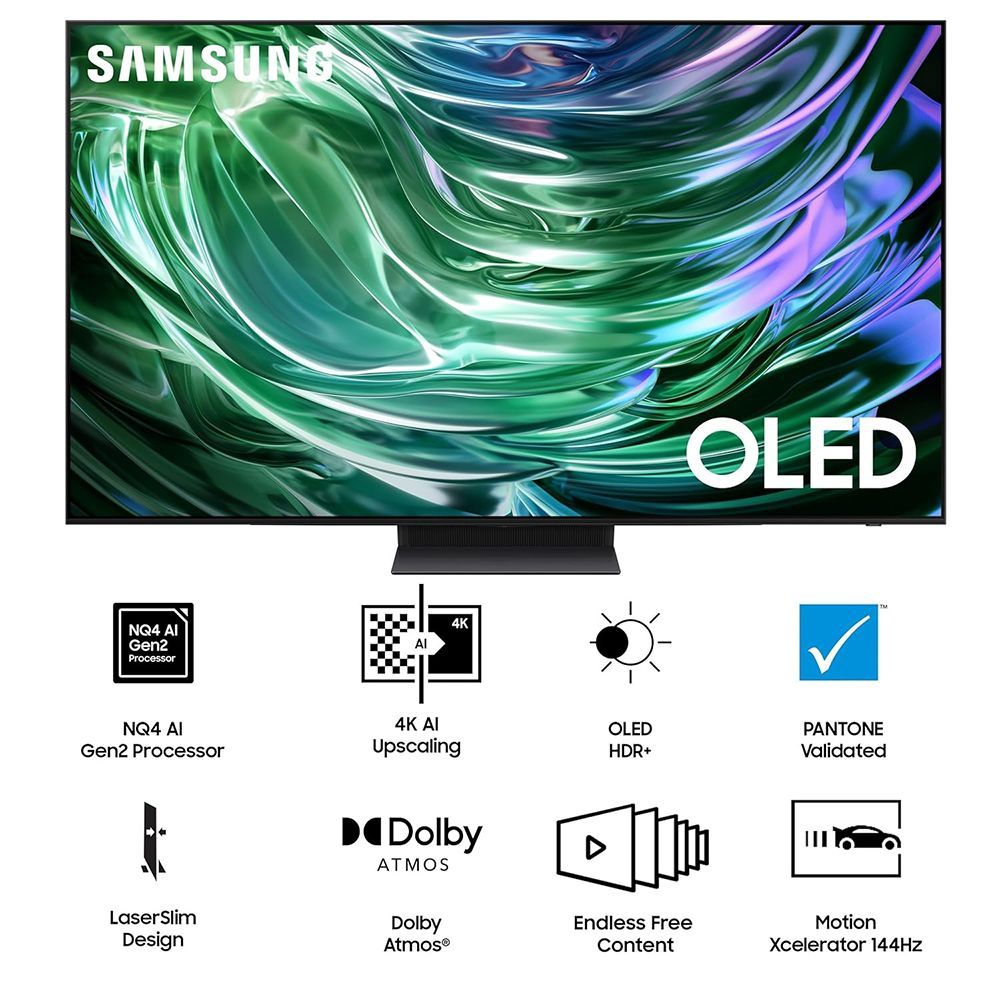 SAMSUNG S90D 139.7 cm (55 inch) 4K Ultra HD OLED Smart Tizen TV with 4K AI Upscaling (2024 model) SAMSUNG S90D 139.7 cm (55 inch) 4K Ultra HD OLED Smart Tizen TV with 4K AI Upscaling (2024 model)_17