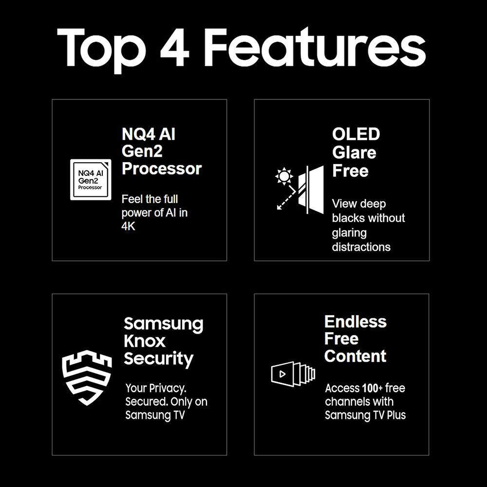 SAMSUNG 9 139.7 cm (55 inch) 4K Ultra HD LED Smart Tizen TV with Voice Assistant (2024 model) SAMSUNG 9 139.7 cm (55 inch) 4K Ultra HD LED Smart Tizen TV with Voice Assistant (2024 model)_20