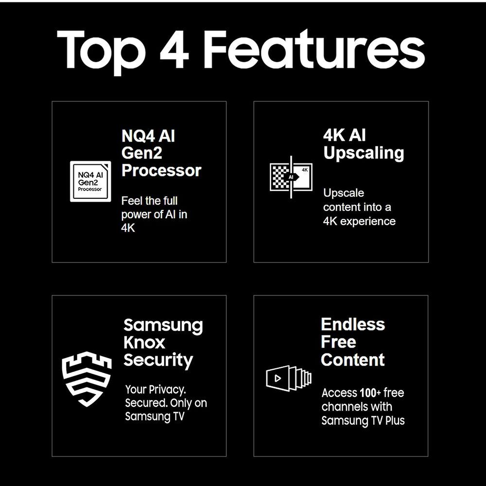 SAMSUNG QN90D 215.9 cm (85 inch) Neo QLED 4K Ultra HD Smart Tizen TV with Quantum Matrix Technology (2024 model)_10