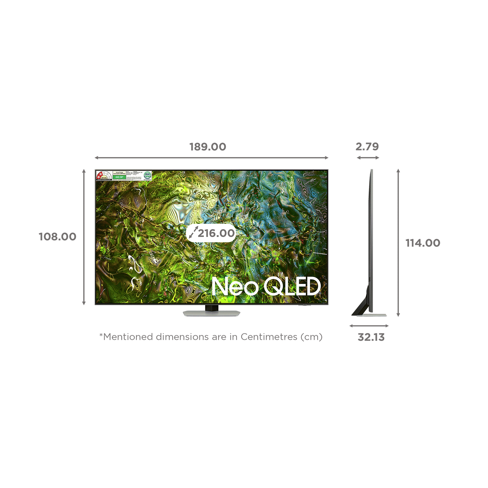 SAMSUNG QN90D 215.9 cm (85 inch) Neo QLED 4K Ultra HD Smart Tizen TV with Quantum Matrix Technology (2024 model)_2