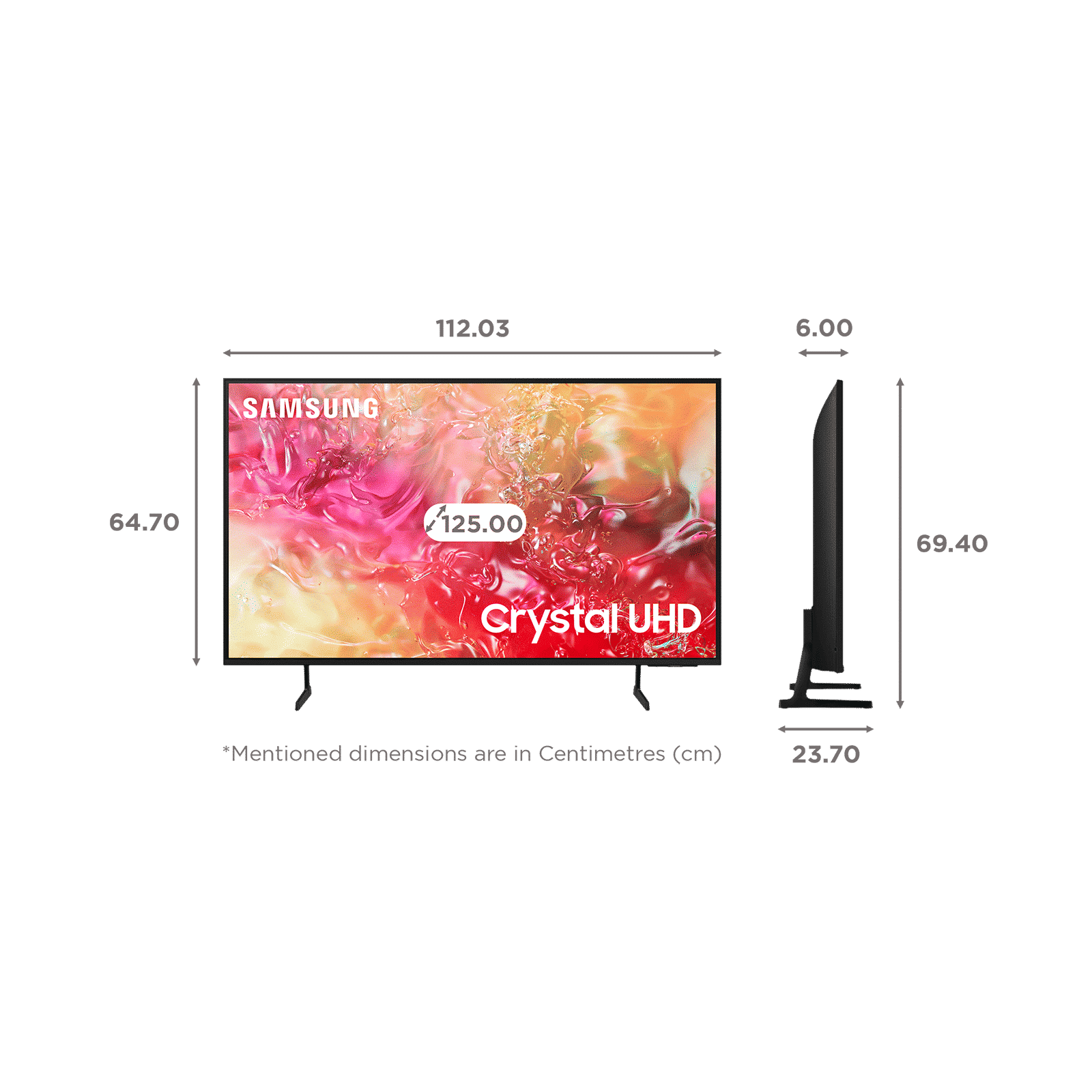 SAMSUNG DU7700 127 cm (50 inch) 4K Ultra HD LED Smart Tizen TV with Motion Xcelerator (2024 model)_2