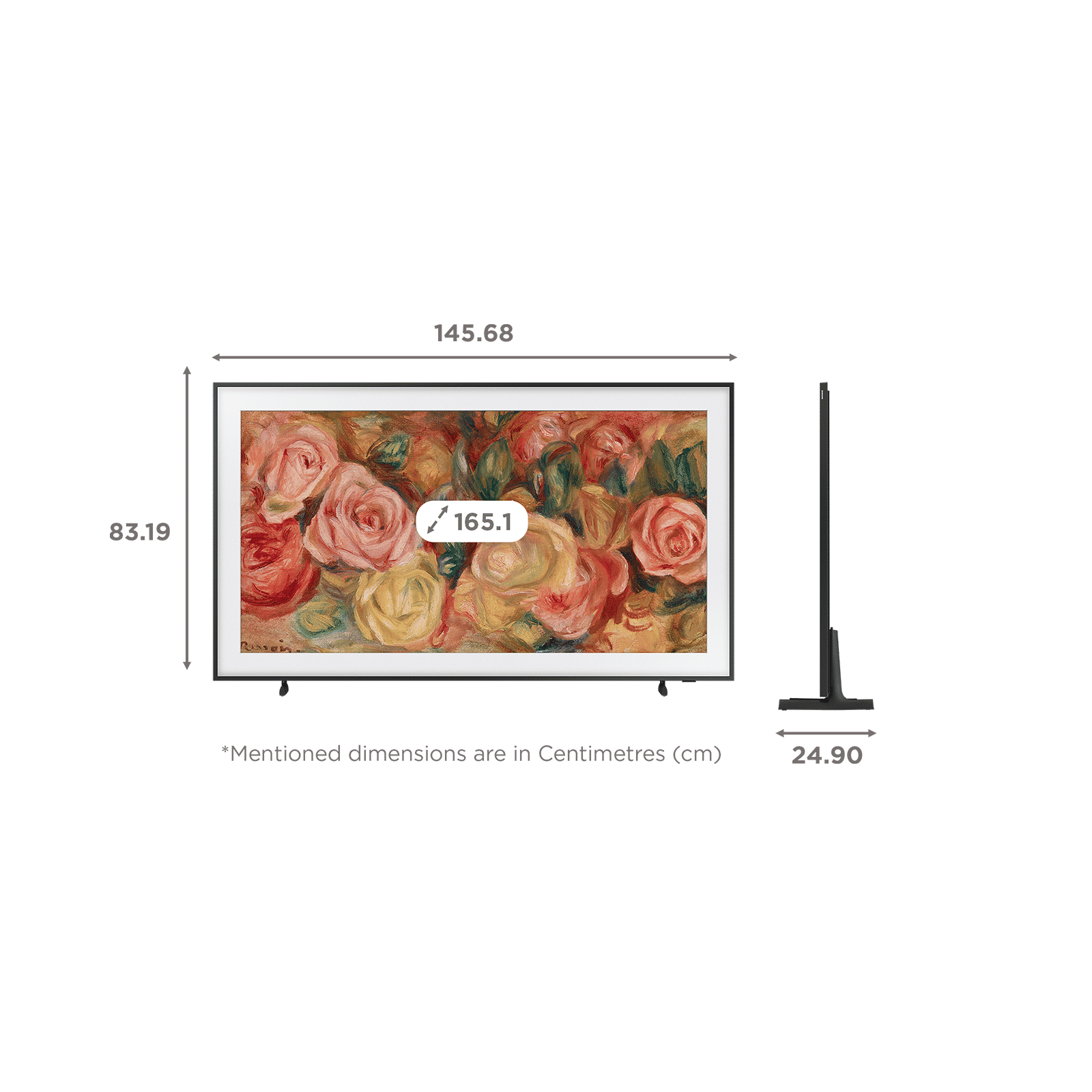 SAMSUNG LS03D 165.1 cm (65 inch) 4K Ultra Smart HD QLED Smart Tizen TV with Dolby Audio Technology (2024 model) SAMSUNG LS03D 165.1 cm (65 inch) 4K Ultra Smart HD QLED Smart Tizen TV with Dolby Audio Technology (2024 model)_2