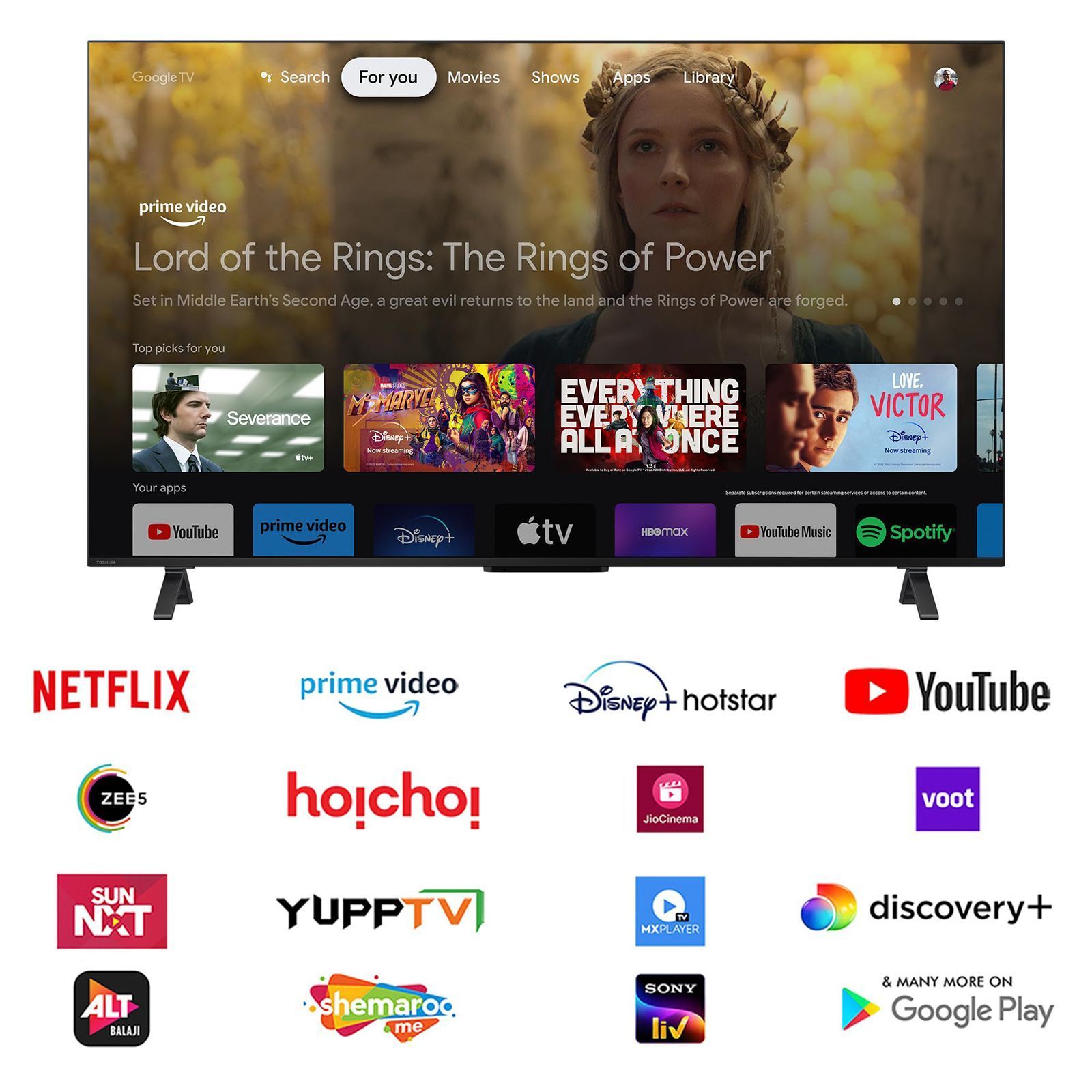 TOSHIBA M550MP 165.1 cm (65 inch) 4K Ultra HD QLED Smart Google TV with Built-in Google Assistant (2023 model) TOSHIBA M550MP 165.1 cm (65 inch) 4K Ultra HD QLED Smart Google TV with Built-in Google Assistant (2023 model)_12