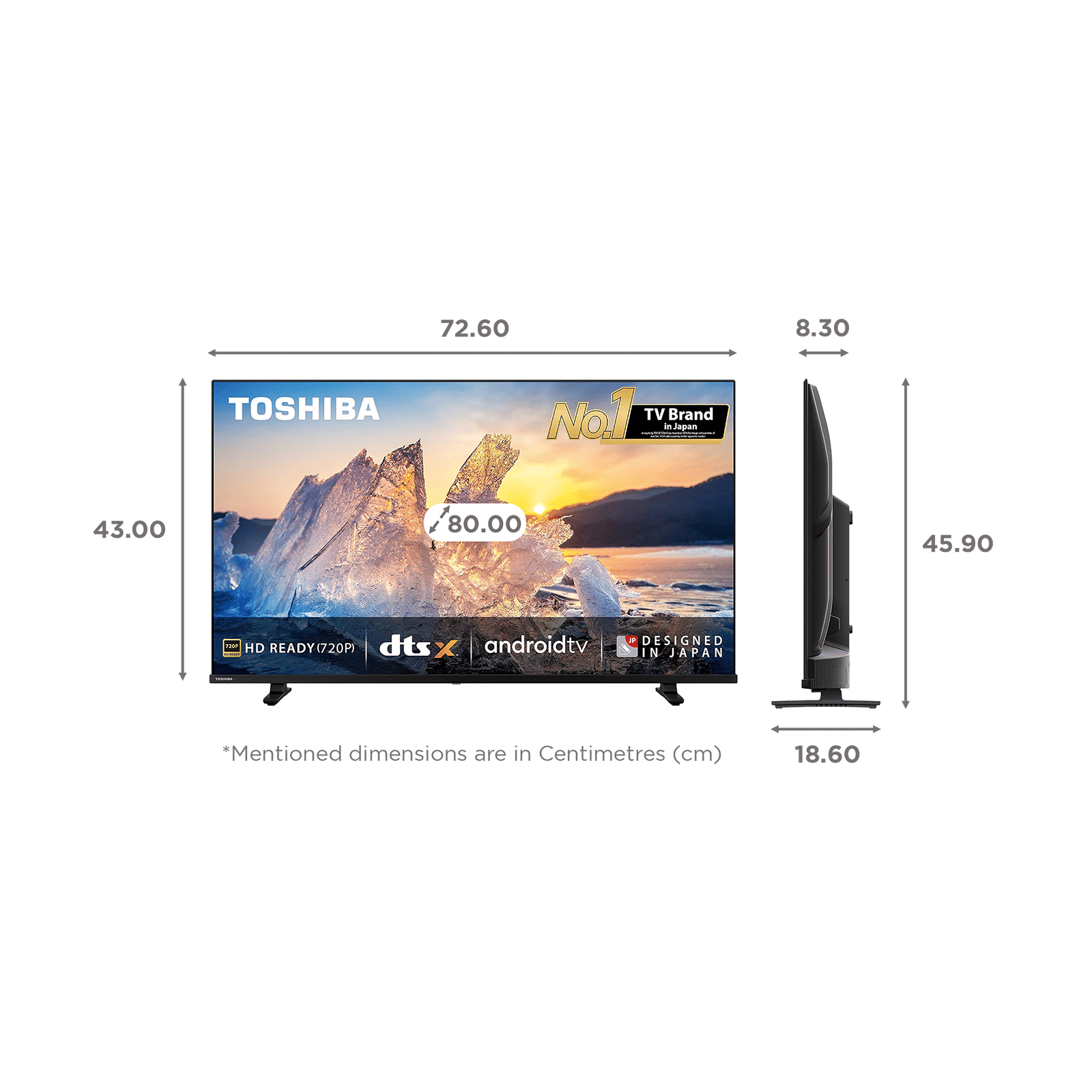 TOSHIBA V35MP 81.28 cm (32 inch) HD Ready LED Smart Android TV with Built-in Google Assistant (2023 model) TOSHIBA V35MP 81.28 cm (32 inch) HD Ready LED Smart Android TV with Built-in Google Assistant (2023 model)_2