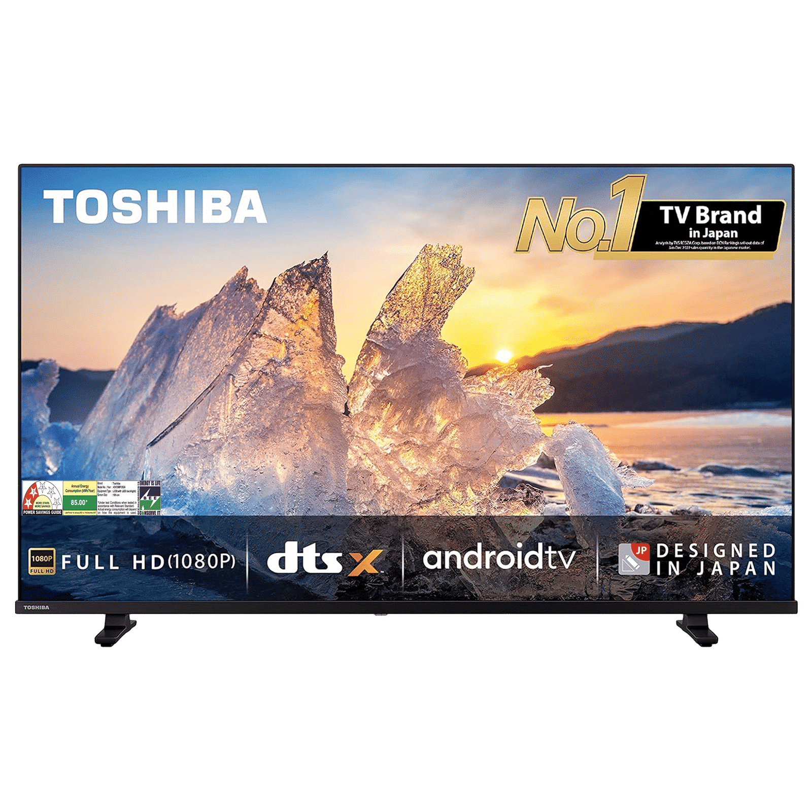 TOSHIBA V35MP 109.22 cm (43 inch) Full HD LED Smart Android TV with Built-in Google Assistant (2023 model)_1