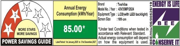 TOSHIBA V35MP 109.22 cm (43 inch) Full HD LED Smart Android TV with Built-in Google Assistant (2023 model)_4
