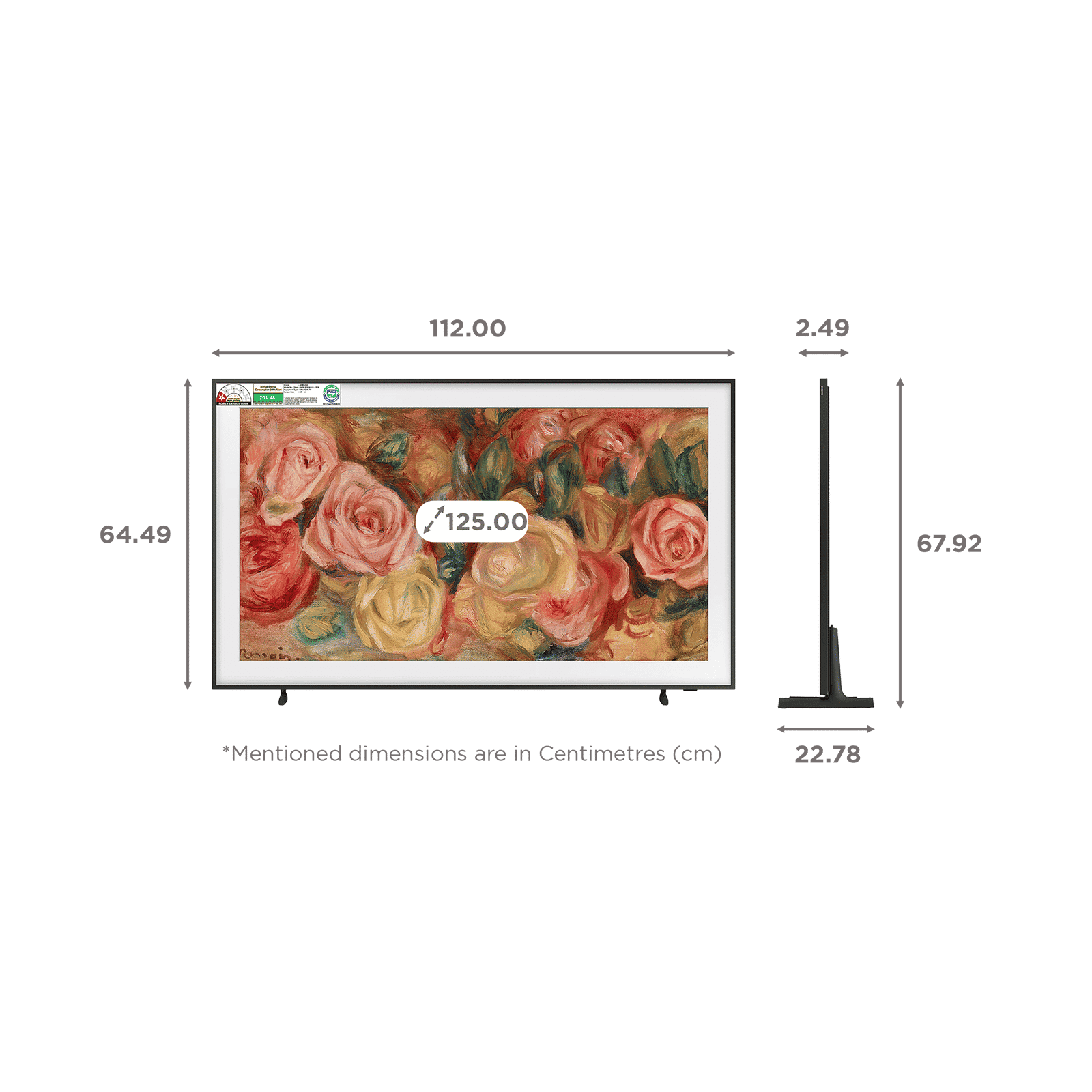 SAMSUNG LS03D 127 cm (50 inch) 4K Ultra HD Smart Tizen TV with Motion Xcelerator (2024 model)_2