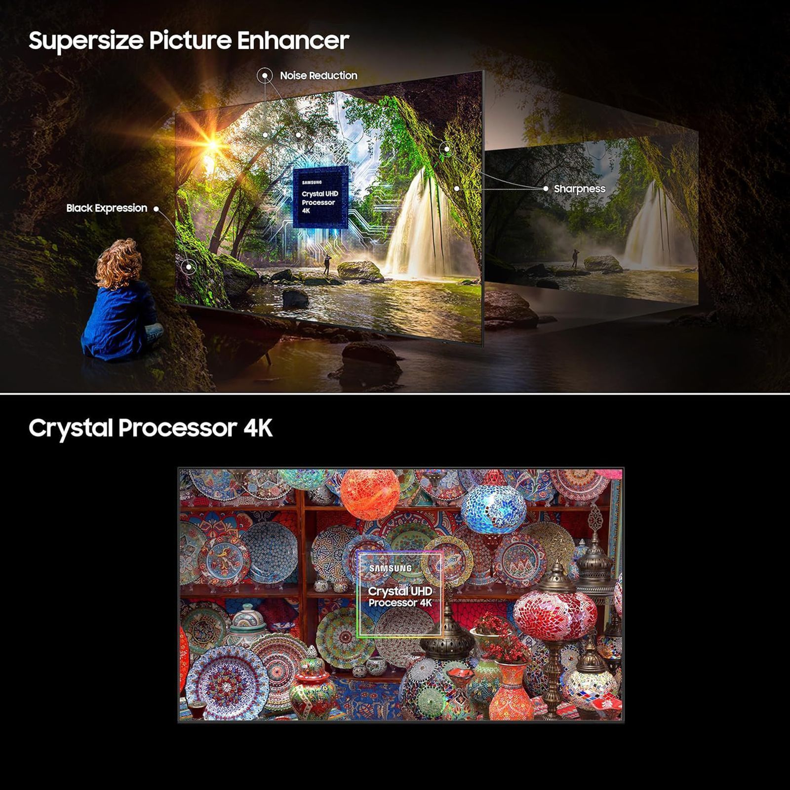 SAMSUNG DU9000 248.9 cm (98 inch) 4K Ultra HD LED Smart Tizen TV with 4K Upscaling (2024 model)_13