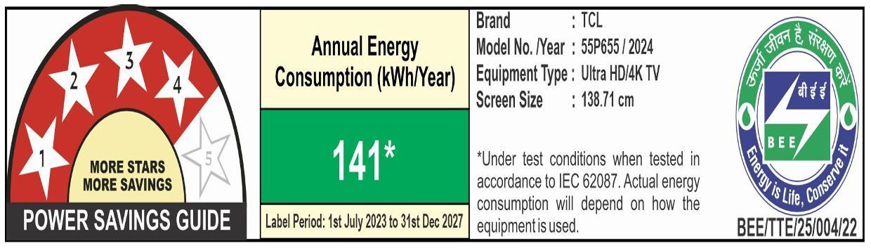 TCL P655 139.7 cm (55 inch) 4K Ultra HD Smart LED Smart Google TV with Dolby Audio (2024 model) TCL P655 139.7 cm (55 inch) 4K Ultra HD Smart LED Smart Google TV with Dolby Audio (2024 model)_4