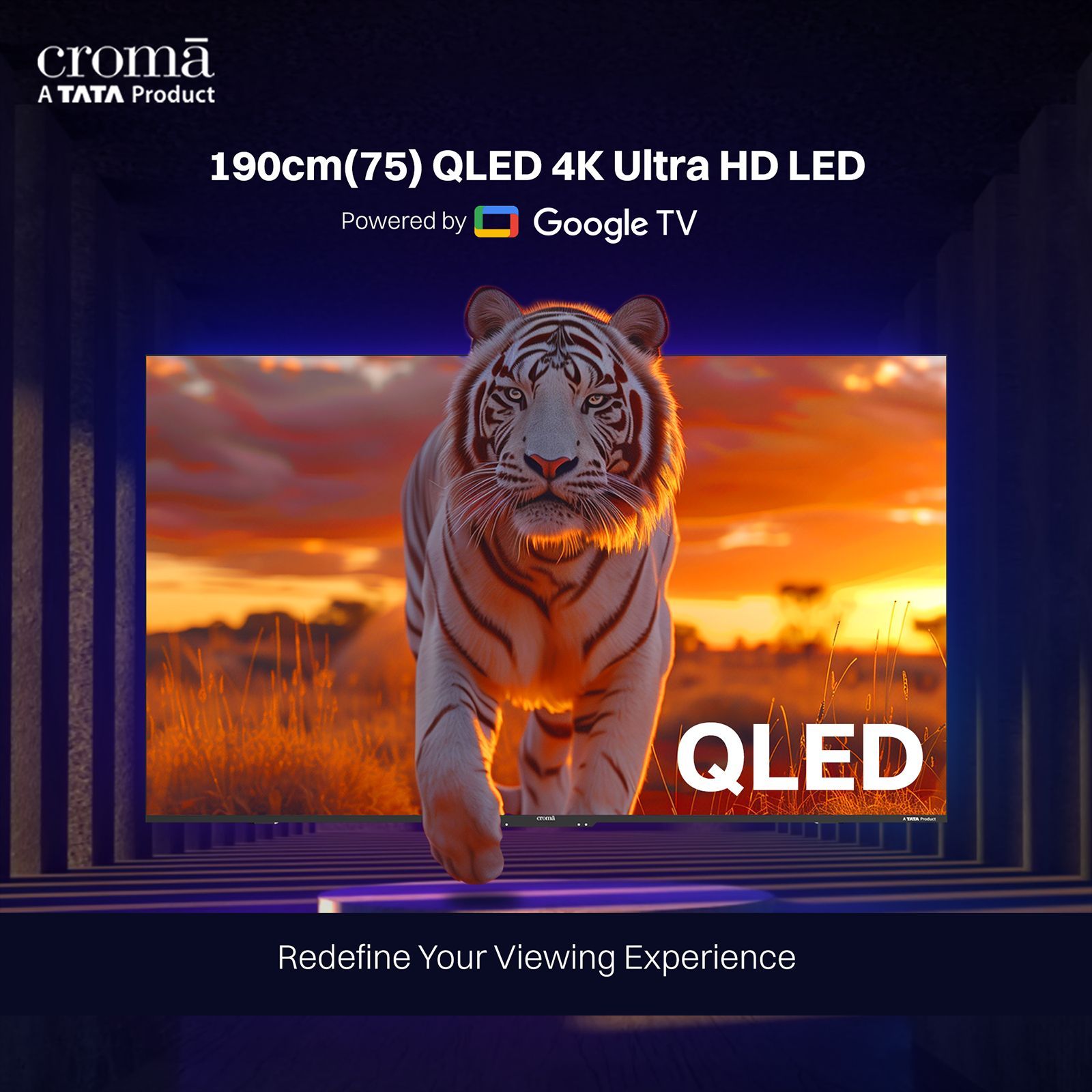 Croma 190 cm (75 inch) QLED 4K Ultra HD Google TV with Dolby Vision & Dolby Atmos Croma 190 cm (75 inch) QLED 4K Ultra HD Google TV with Dolby Vision & Dolby Atmos_12