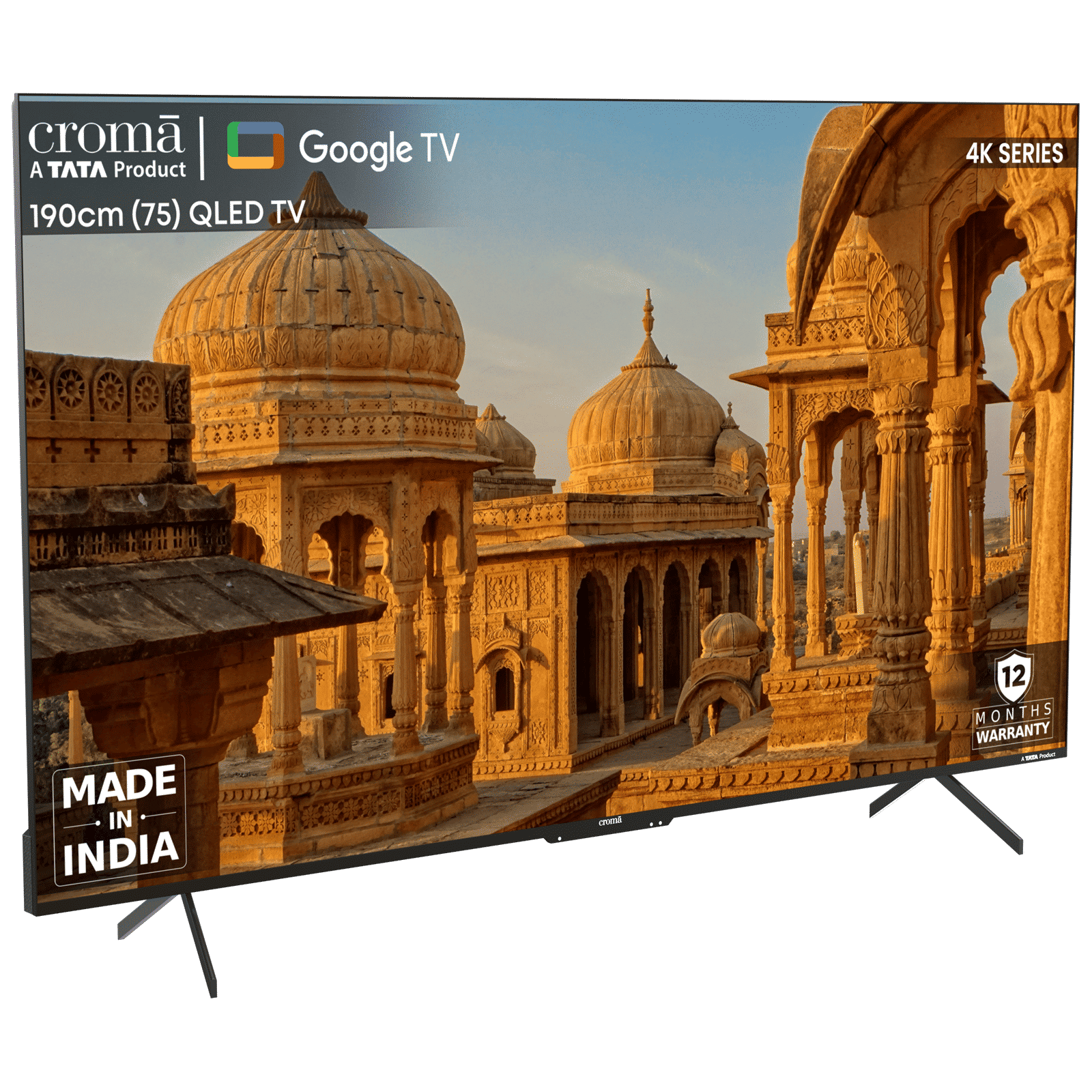 Croma 190 cm (75 inch) QLED 4K Ultra HD Google TV with Dolby Vision & Dolby Atmos Croma 190 cm (75 inch) QLED 4K Ultra HD Google TV with Dolby Vision & Dolby Atmos_4