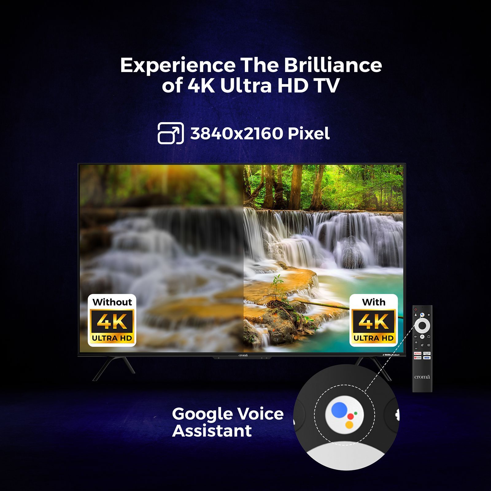 Croma 140 cm (55 inch) LED 4K Ultra HD Google TV with Dolby Audio (2025 model)_13