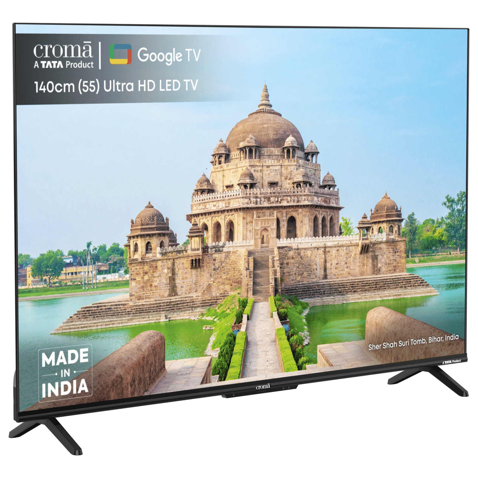 Croma 140 cm (55 inch) LED 4K Ultra HD Google TV with Dolby Audio (2025 model)_5