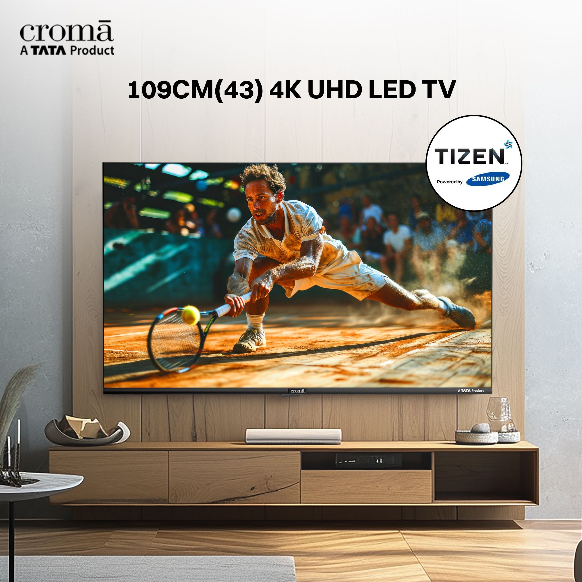 Croma 109 cm (43 inch) 4K Ultra HD LED Tizen TV with Dolby Audio Croma 109 cm (43 inch) 4K Ultra HD LED Tizen TV with Dolby Audio_10
