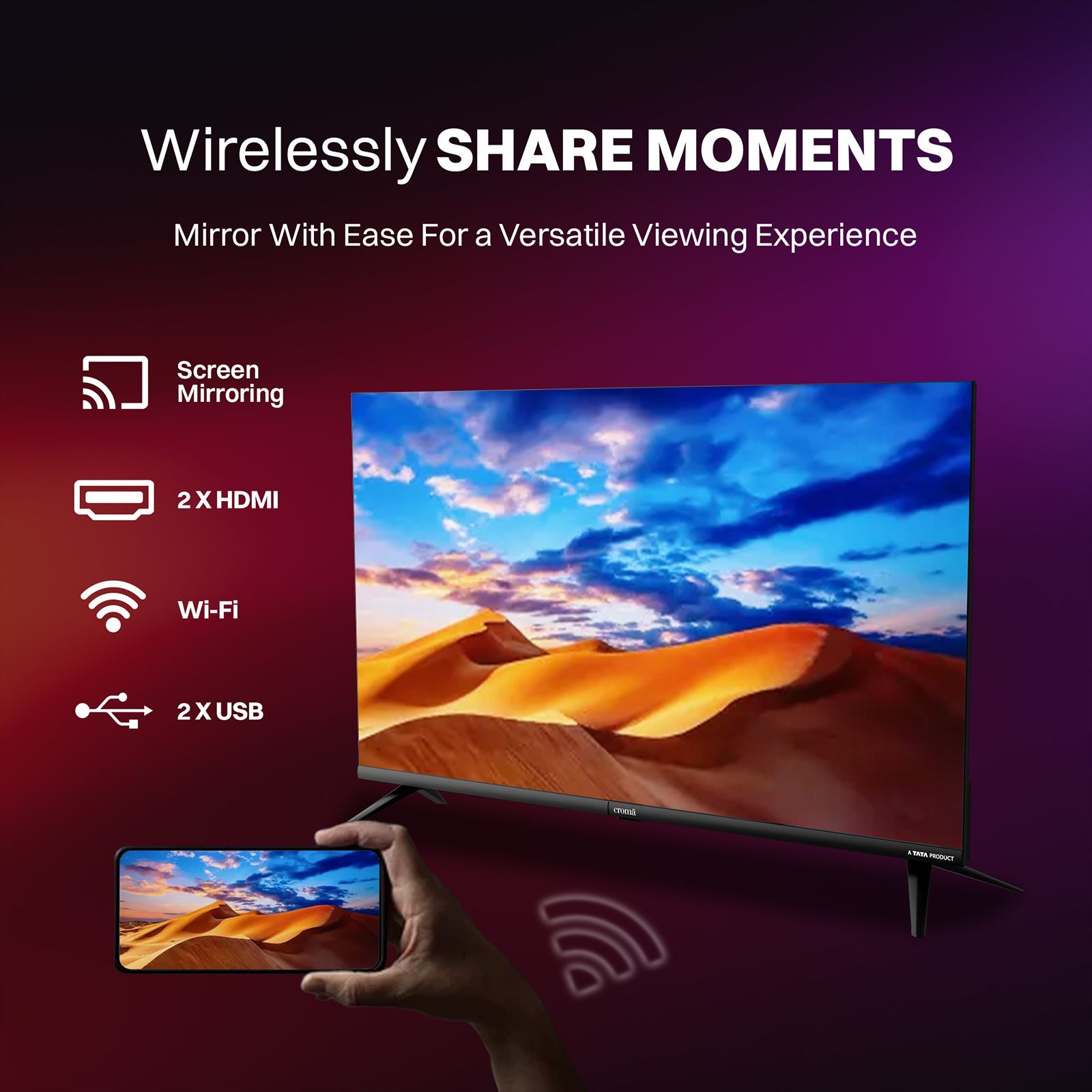 Croma 80 cm (32 inch) HD Ready LED Smart Linux TV with Dolby Audio_8