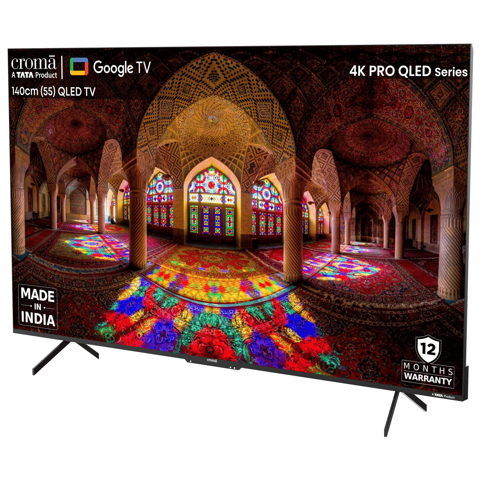 Croma 140 cm (55 inch) QLED 4K Ultra HD Google TV with Dolby Vision & Dolby Atmos_4