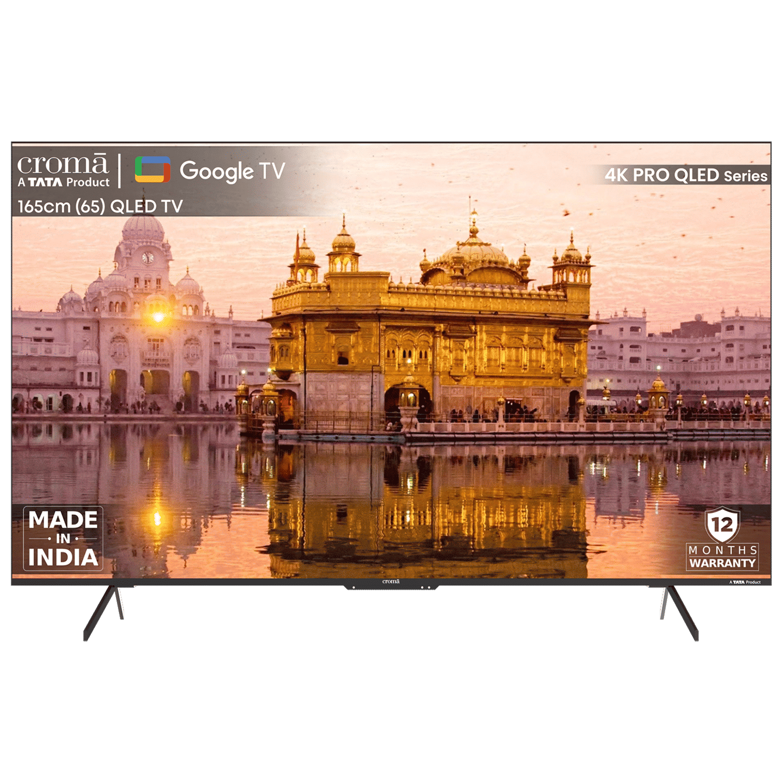 Croma 165 cm (65 inch) QLED 4K Ultra HD Google TV with Dolby Vision & Dolby Atmos_1
