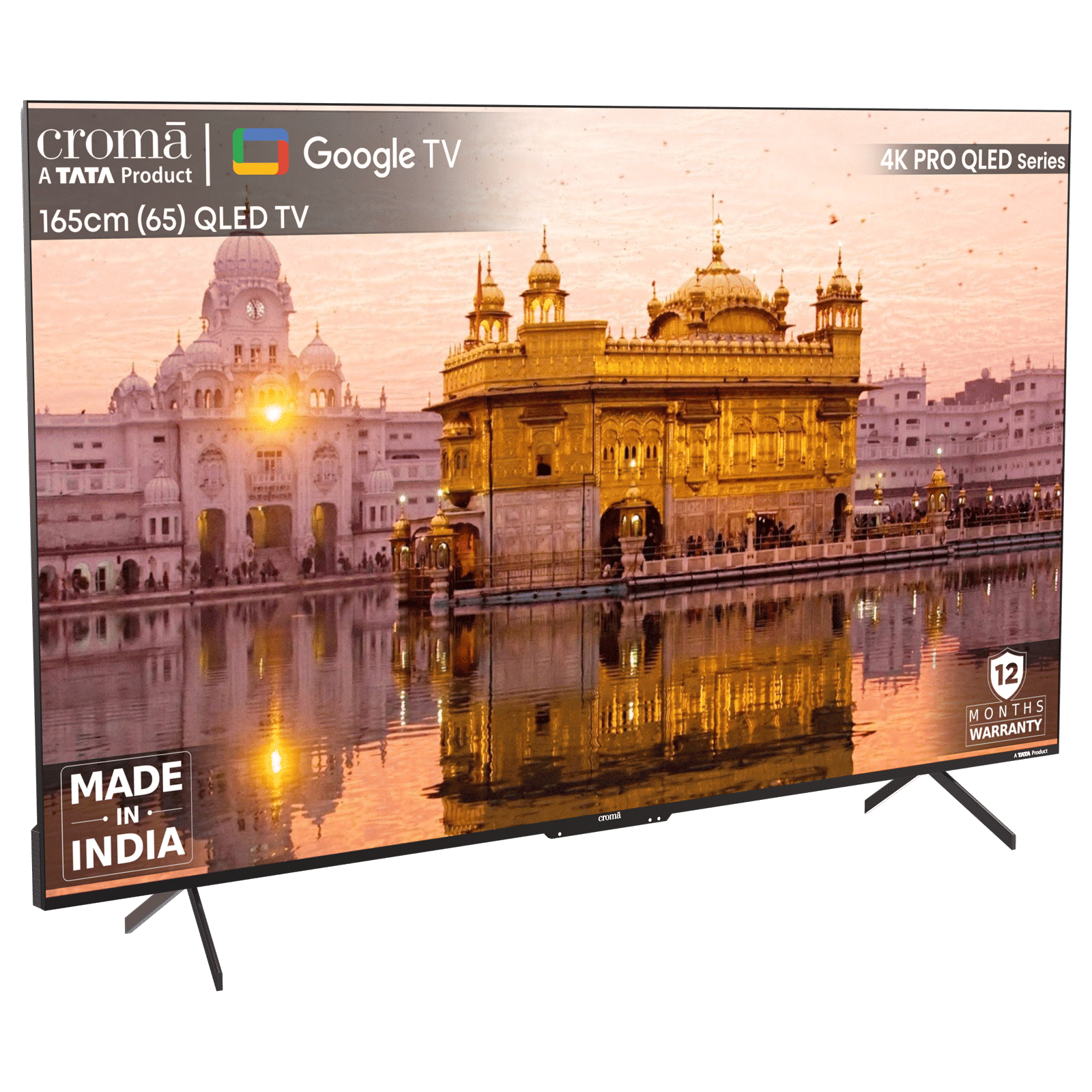 Croma 165 cm (65 inch) QLED 4K Ultra HD Google TV with Dolby Vision & Dolby Atmos_3