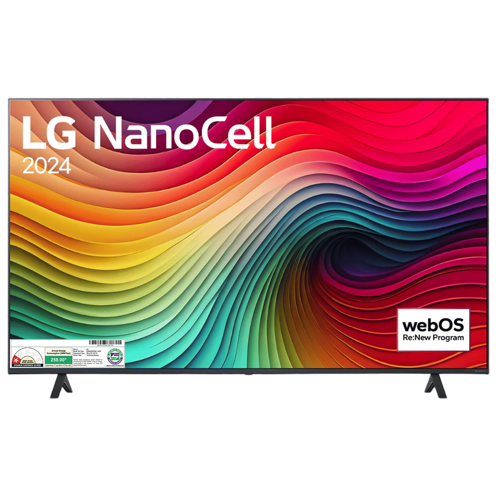LG NANO80 Nano Cell 139.7 cm (55 inch) 4K Ultra HD Smart Smart WebOS TV with AI Customization (2025 model)_1