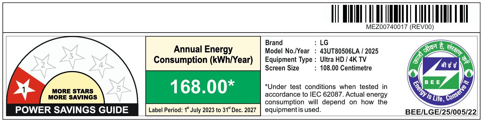 LG AI UT80 109.22 cm (43 inch) 4K Ultra HD LED Smart WebOS TV with Filmmaker Mode (2025 model)_4