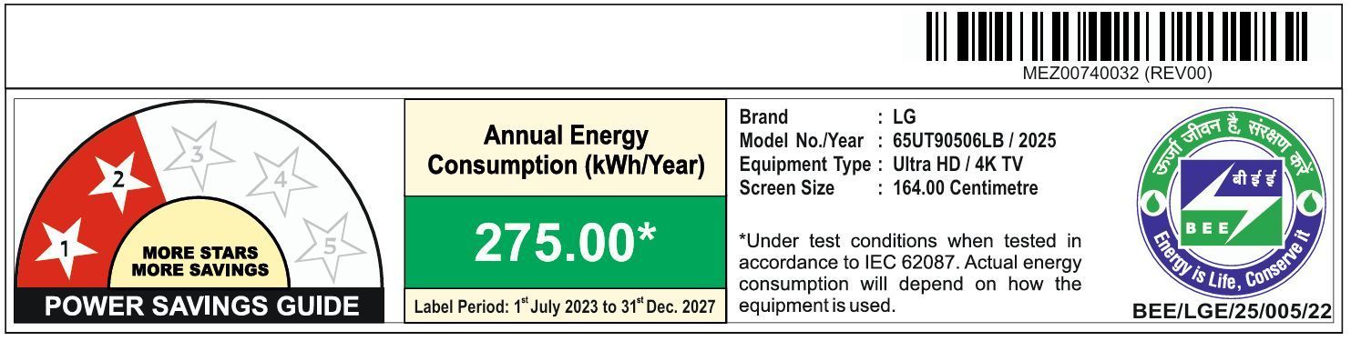 LG AI UT90 165.1 cm (65 inch) 4K Ultra HD LED Smart WebOS TV with AI Acoustic Tuning (2025 model) LG AI UT90 165.1 cm (65 inch) 4K Ultra HD LED Smart WebOS TV with AI Acoustic Tuning (2025 model)_4