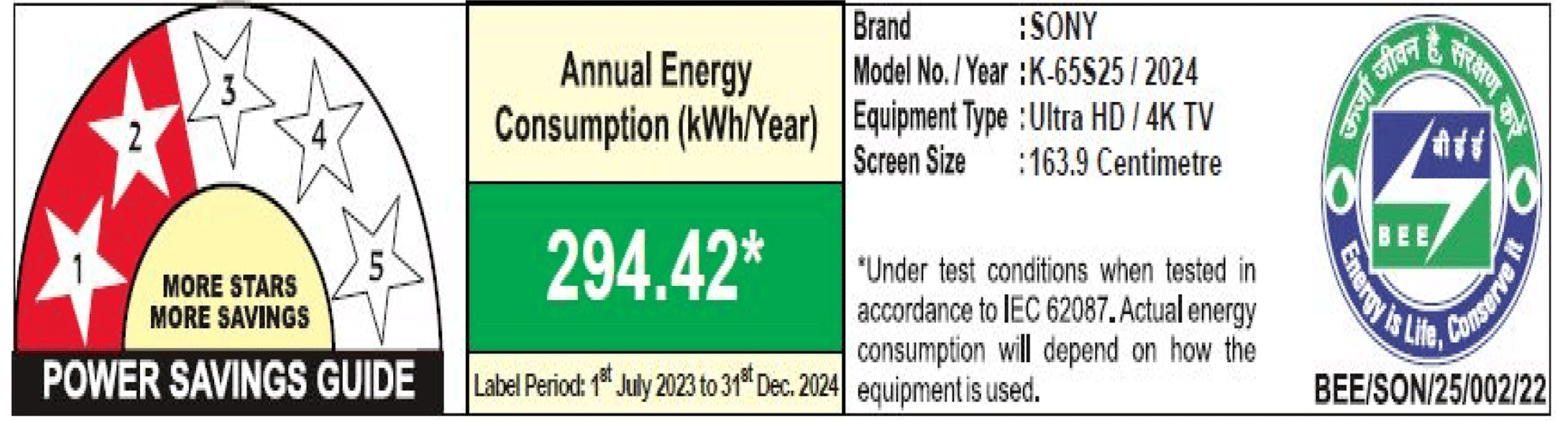 SONY BRAVIA 2 165.1 cm (65 inch) 4K Ultra HD LCD Smart Android TV with Live Colour Technology (2024 Model) _4