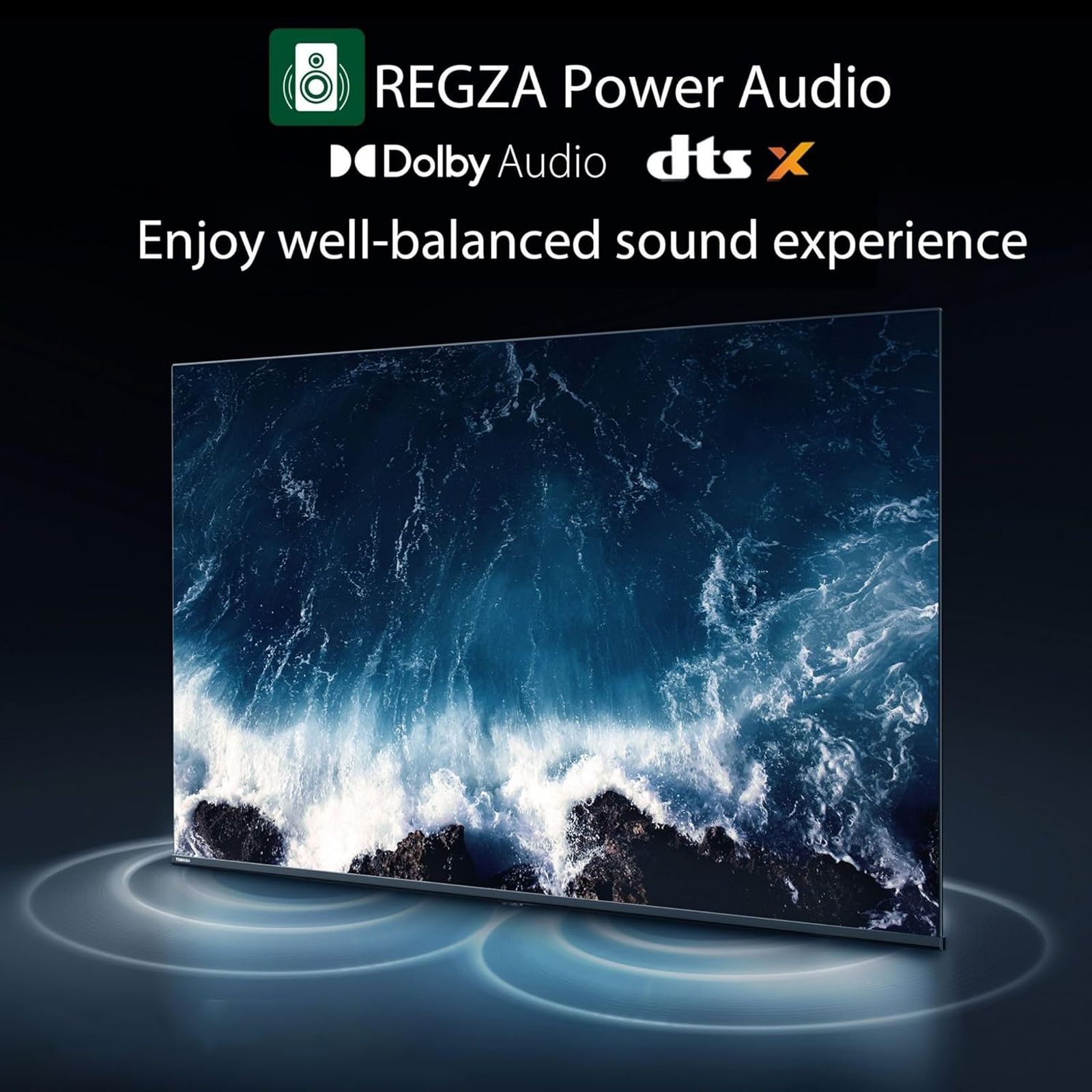 TOSHIBA C450 109.22 cm (43 inch) QLED 4K Ultra HD VIDDA TV with Regza Engine ZR_9