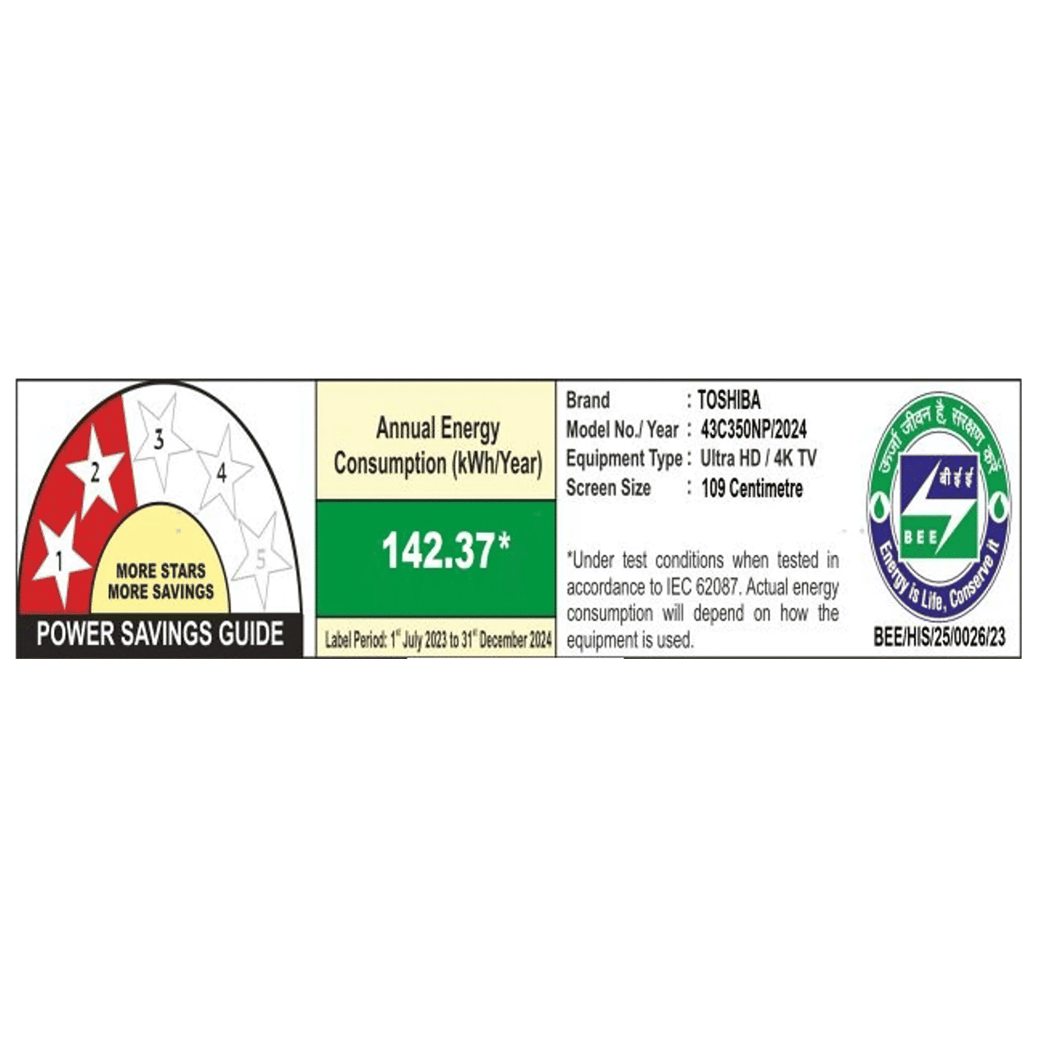 TOSHIBA C350NP 109 cm (43 inch) 4K Ultra HD LED Google TV with Regza Engine 4K (2024 model) TOSHIBA C350NP 109 cm (43 inch) 4K Ultra HD LED Google TV with Regza Engine 4K (2024 model)_3