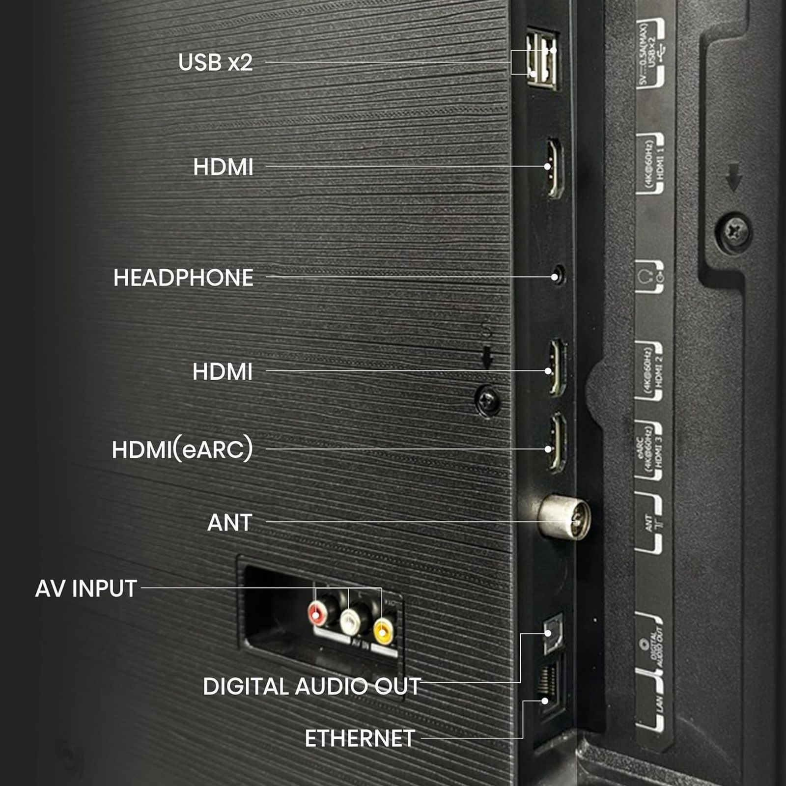 TOSHIBA C350NP 108 cm (43 inch) 4K Ultra HD LED Google TV with Regza Engine 4K (2024 model) TOSHIBA C350NP 108 cm (43 inch) 4K Ultra HD LED Google TV with Regza Engine 4K (2024 model)_5
