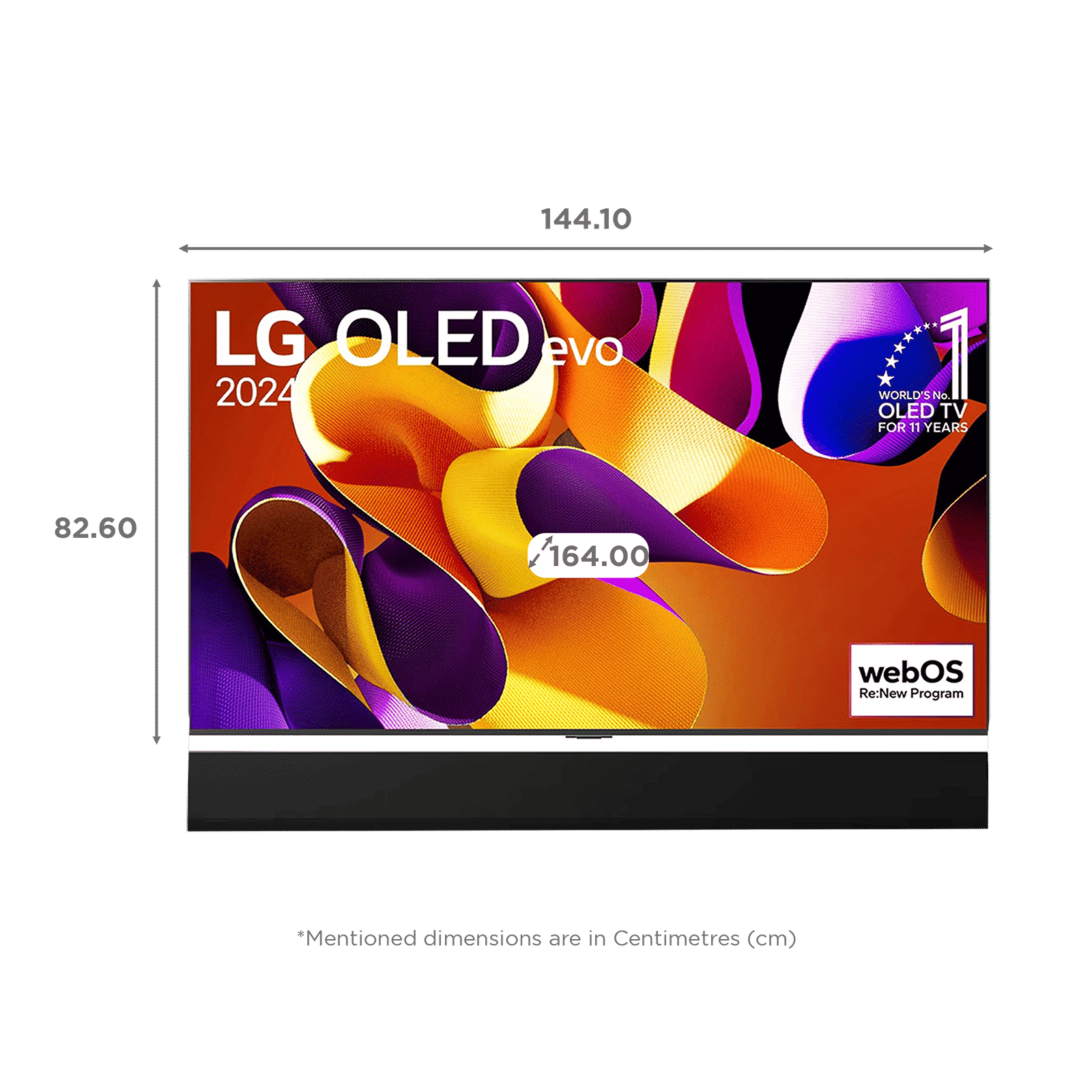 LG evo AI G4 165.1 cm (65 inch) OLED 4K Ultra HD Smart WebOS TV with Dolby Atmos (2025 model)_2