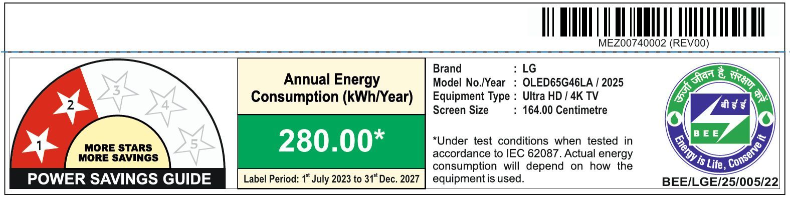 LG evo AI G4 165.1 cm (65 inch) OLED 4K Ultra HD Smart WebOS TV with Dolby Atmos (2025 model)_4