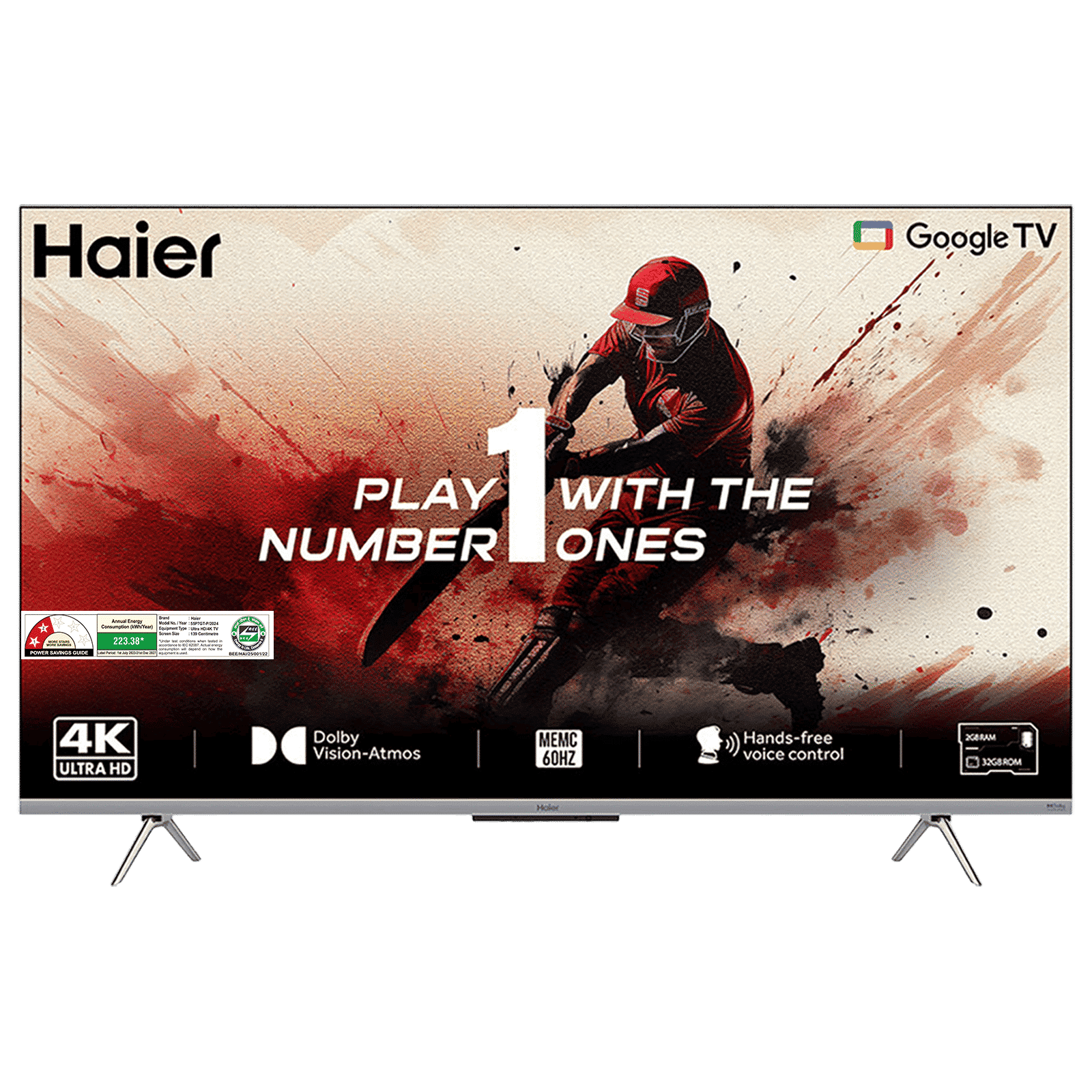 Haier P7 Series 140 cm (55 inch) 4K Ultra HD LED Smart Google TV with Dolby Vision & Dolby Atmos (2024 model) Haier P7 Series 140 cm (55 inch) 4K Ultra HD LED Smart Google TV with Dolby Vision & Dolby Atmos (2024 model)_1