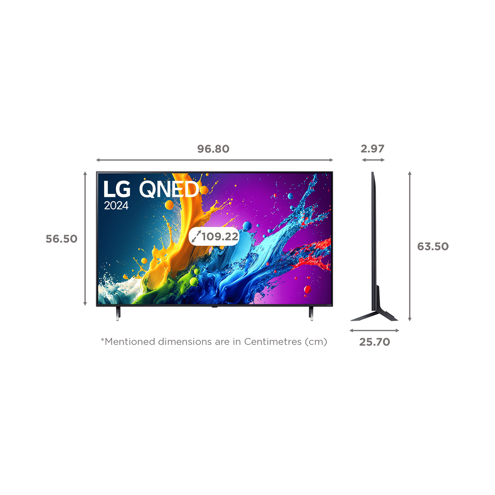 LG QNED82T 109.22 cm (43 inch) QNED 4K Ultra HD Smart Smart WebOS TV with AI Processor 4K Gen7 (2025 model)_2