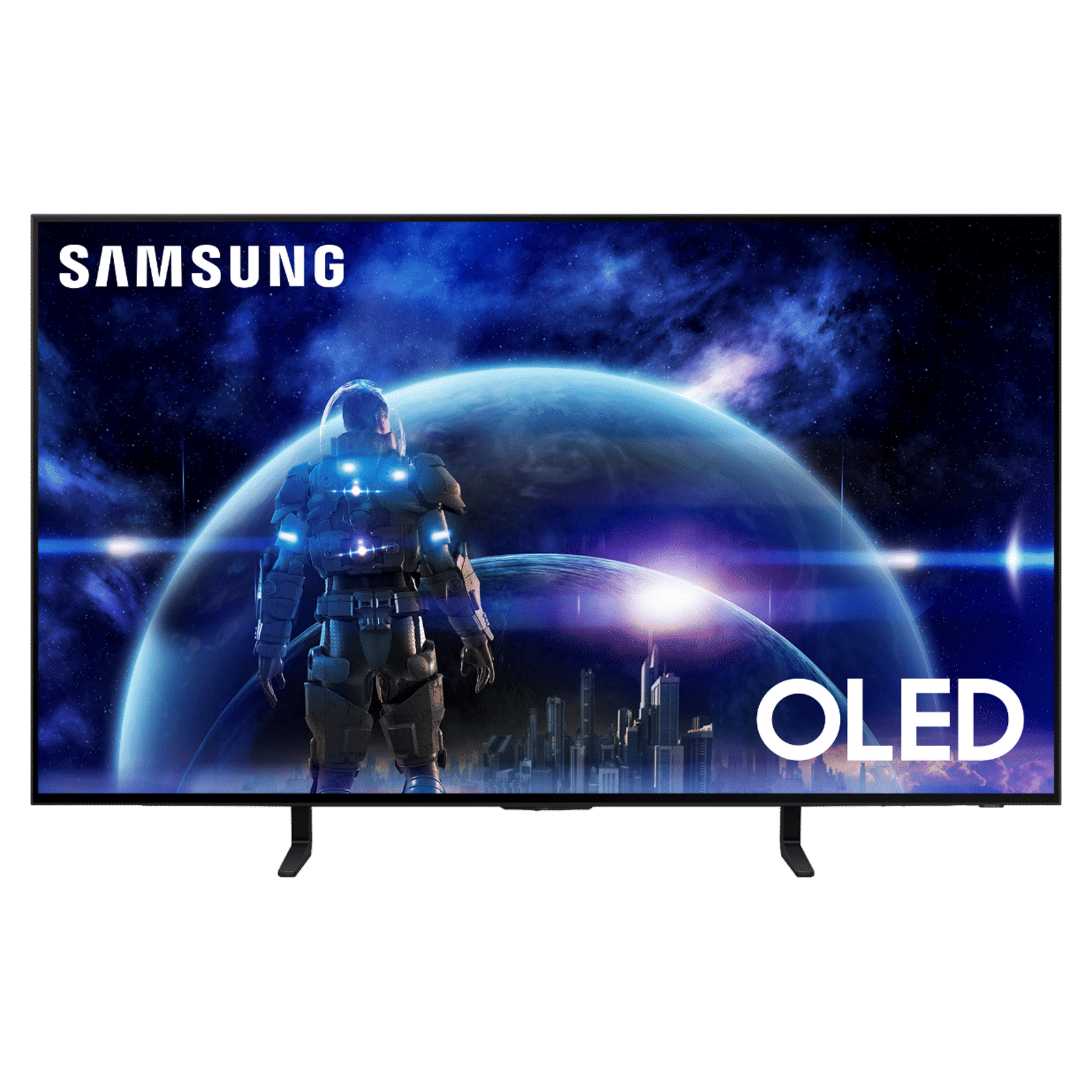 SAMSUNG 9 121 cm (48 inch) OLED 4K Ultra HD Smart Tizen TV with NQ4 AI Gen2 Processor (2024 model)_1