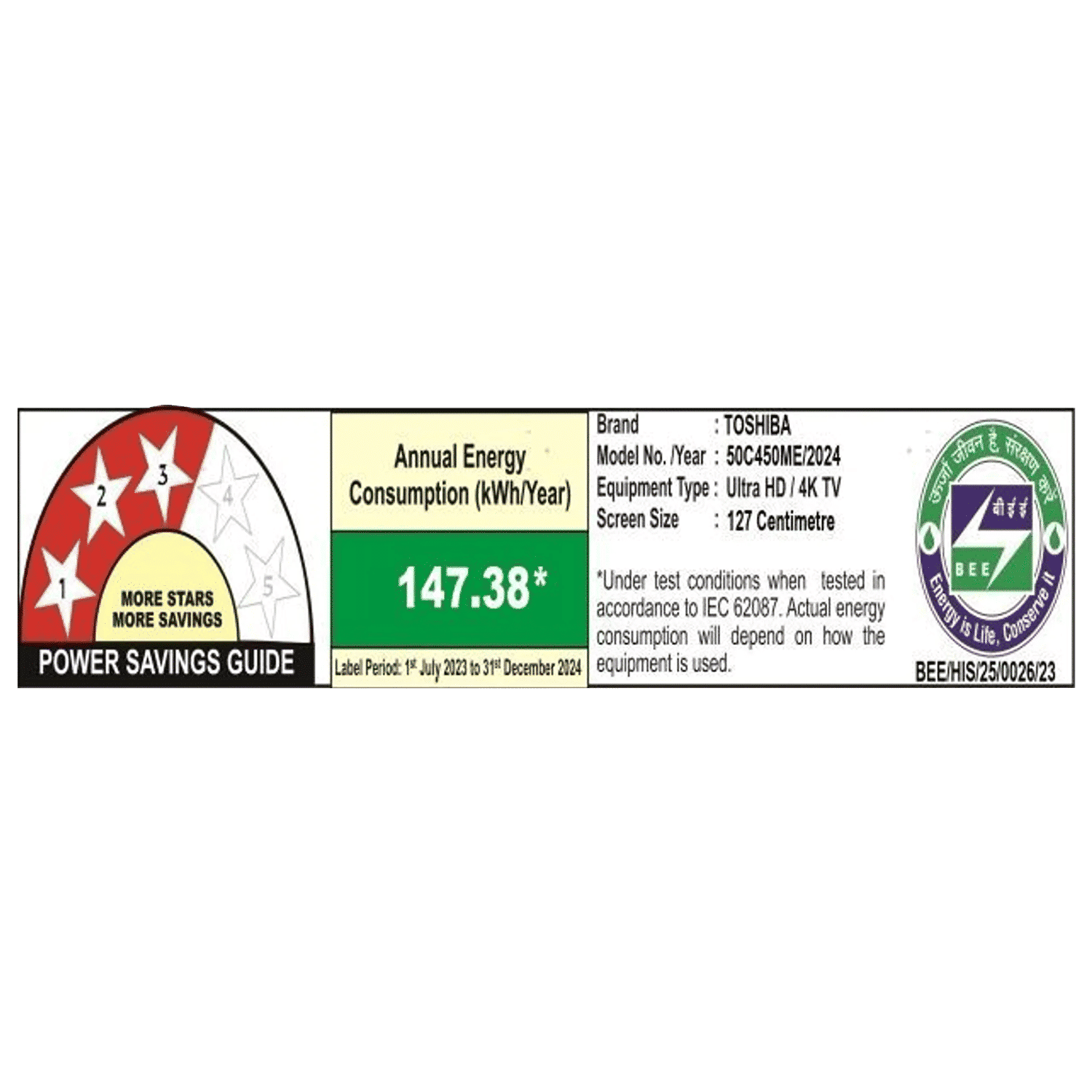 TOSHIBA C450 127 cm (50 inch) 4K Ultra HD QLED Smart VIDAA TV with Built-in Alexa (2024 model)_4